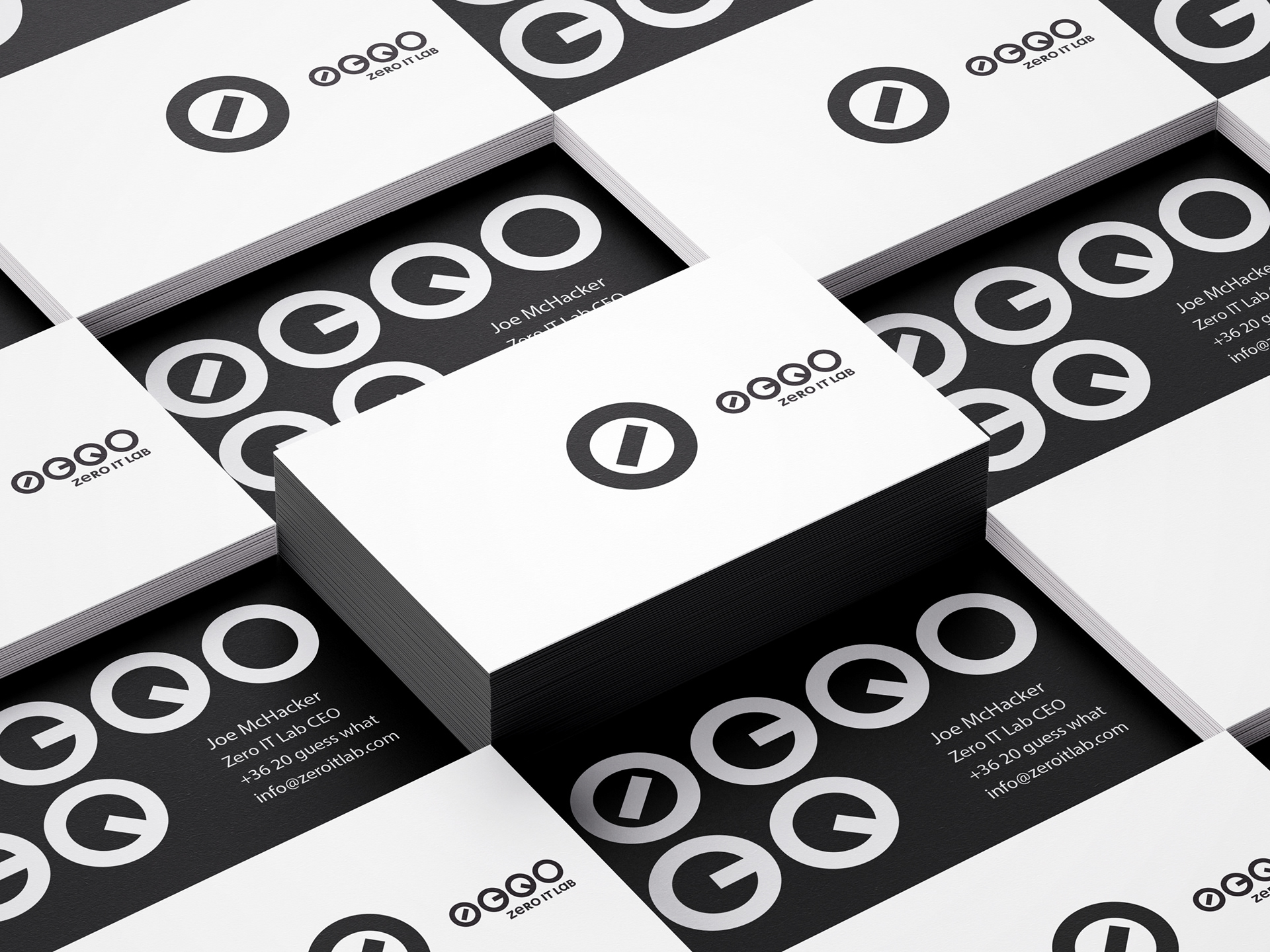 Zero IT Lab Brand Identity névjegy