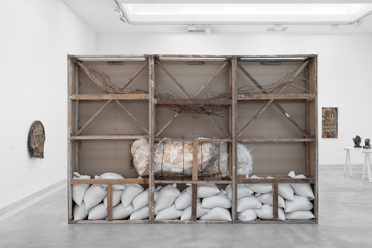 Wall No. 2 (Times of Implosion), installation view, 2018