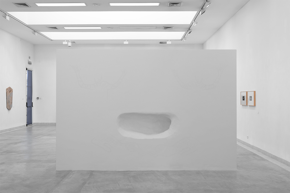 Wall No. 2 (Times of Implosion), installation view, 2018