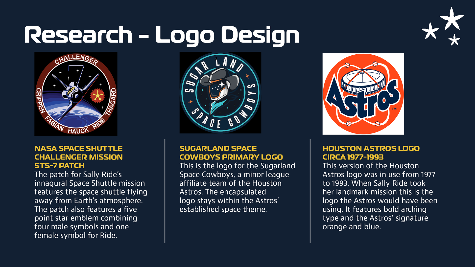 Research - Main Logo Design