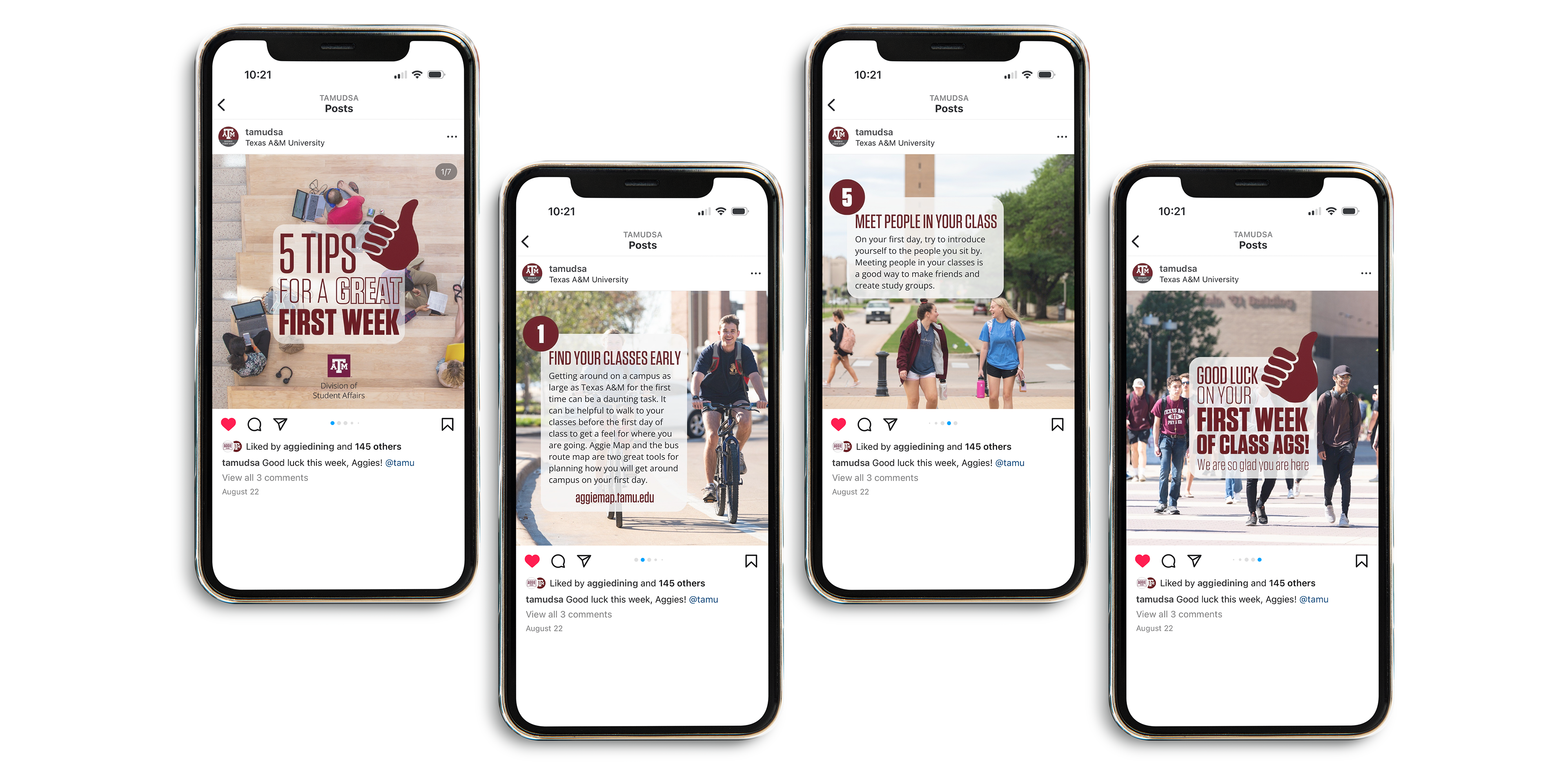 Instagram carousel sharing tips for a great first week of school.