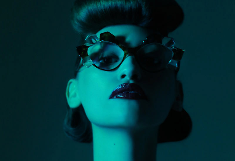 OSCAR MAMOOI VOLTA BLUE CLEAR - Credo New York Eyewear