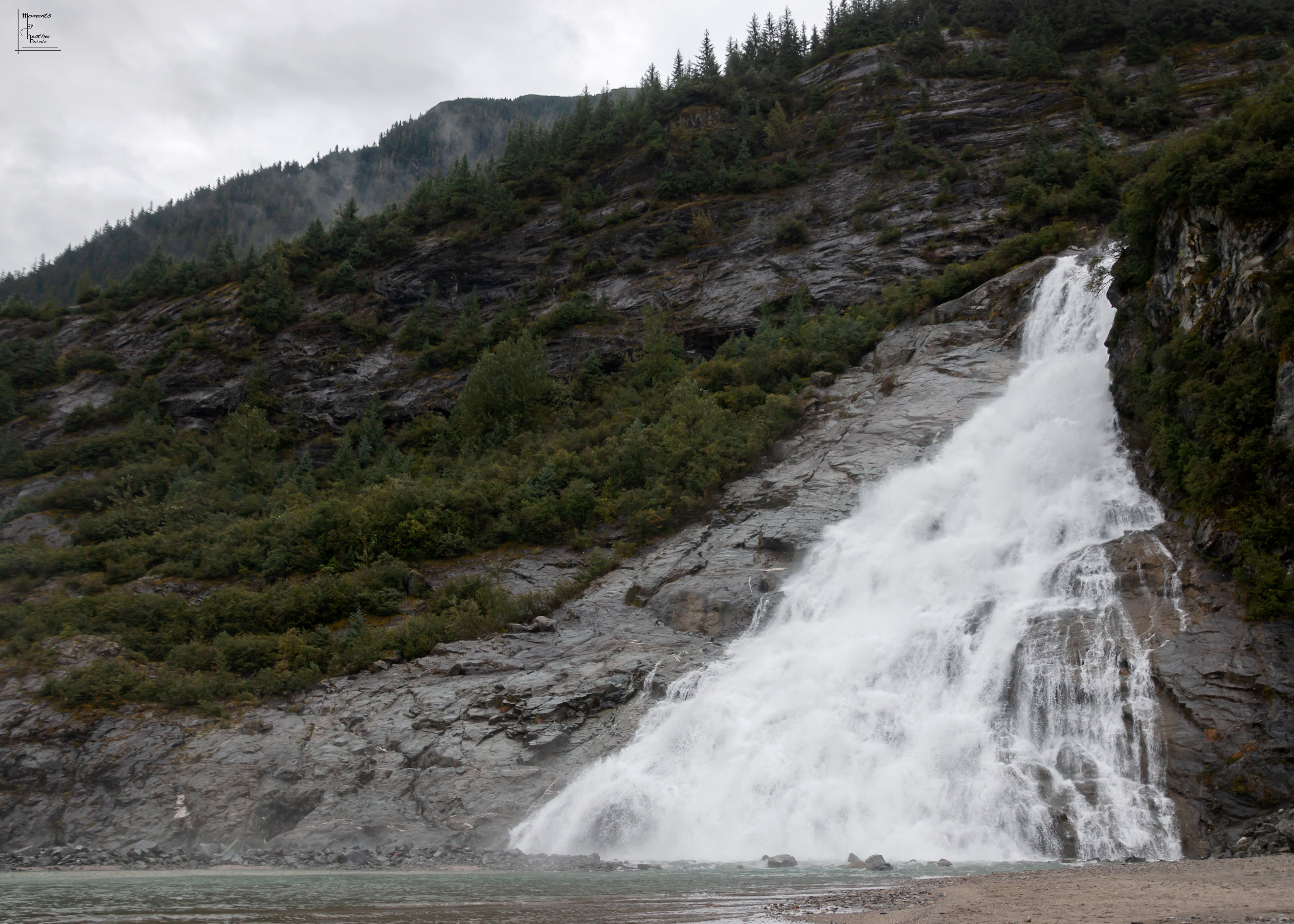 Mendenhall Waterfall - ©MomentsbyHeatherNicole