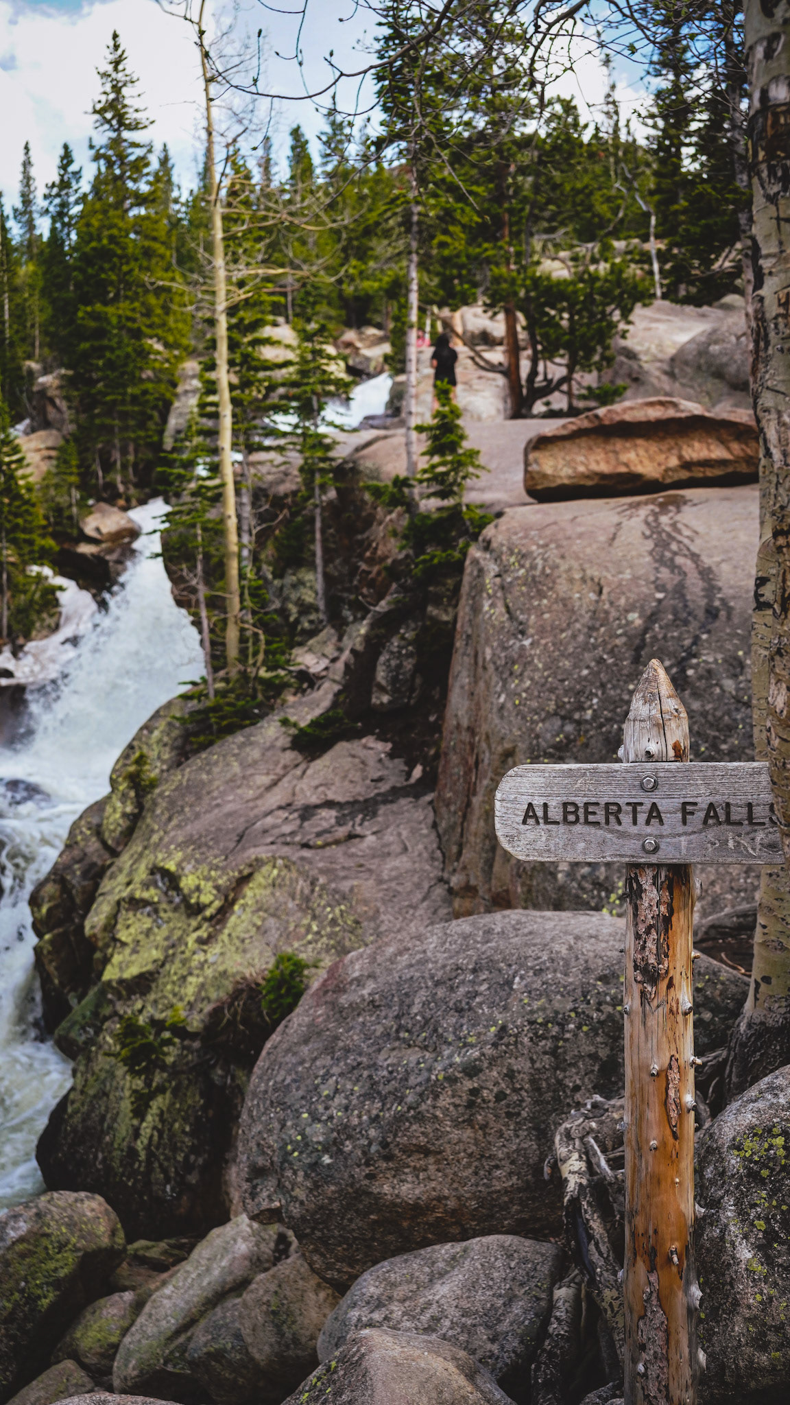 Alberta Falls, Rockies