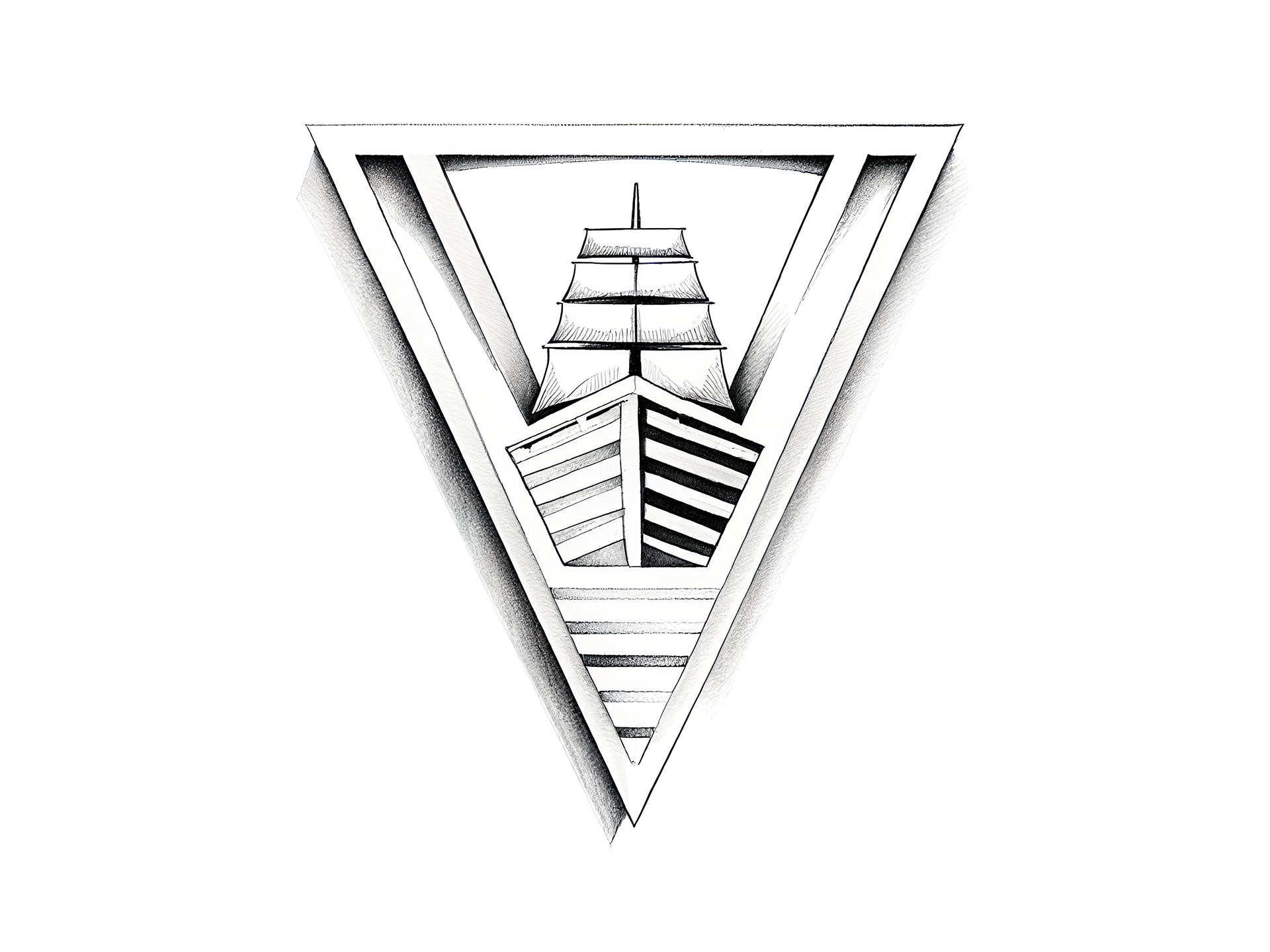 Voyage's logo sketch