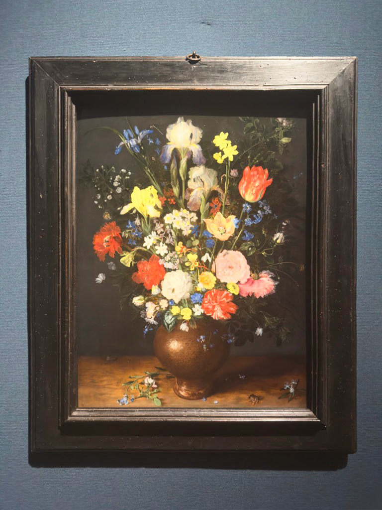 Jan Brueghel the Elder, Bouquet in a Clay Vase, about 1609, The National Gallery, London, Photo Kianoush Poyanfar
