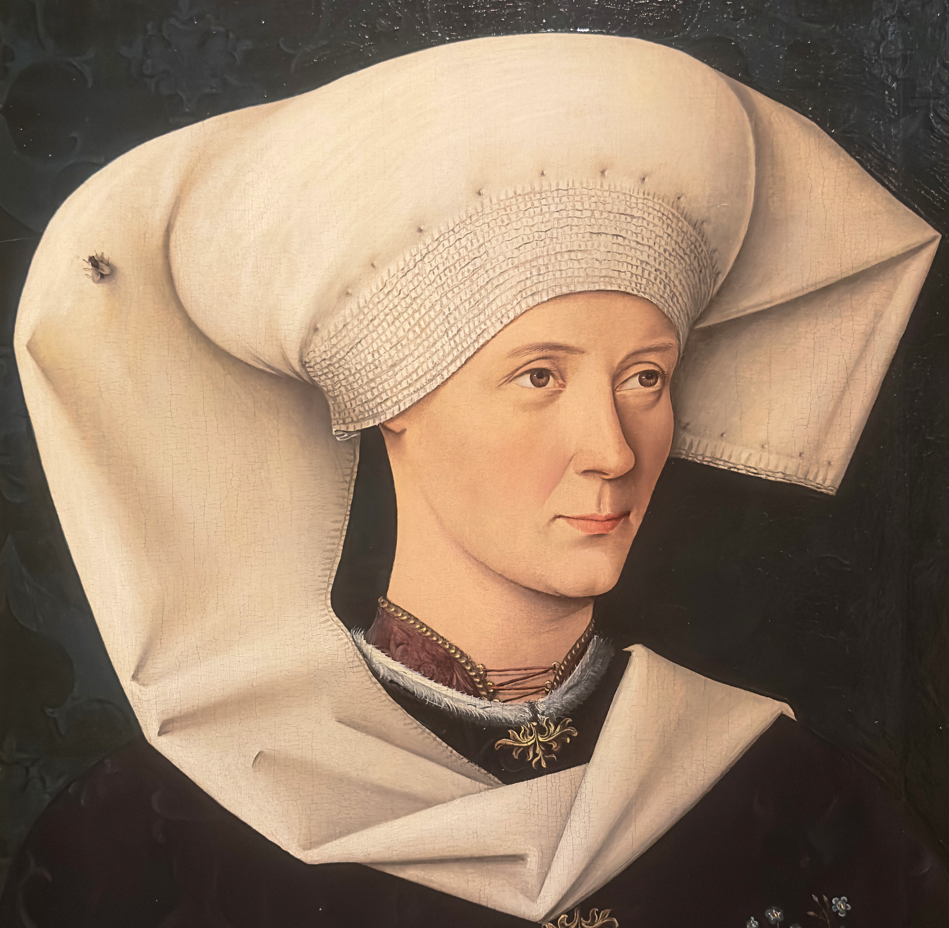 Swabian, Portrait of a Woman of the Hofer Family, about 1470, The National Gallery, London, Photo by Kianoush Poyanfar