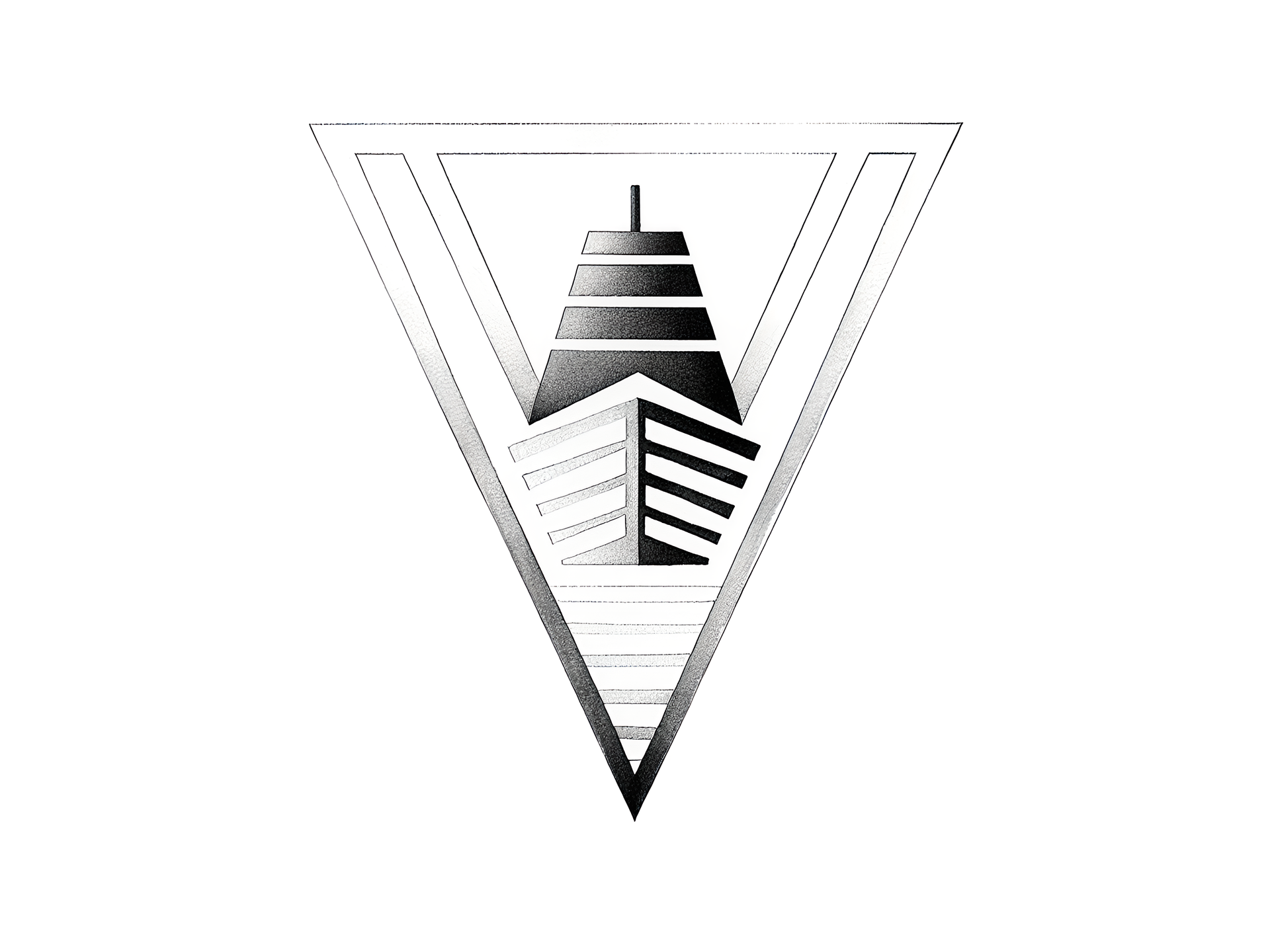 Voyage's logo sketch