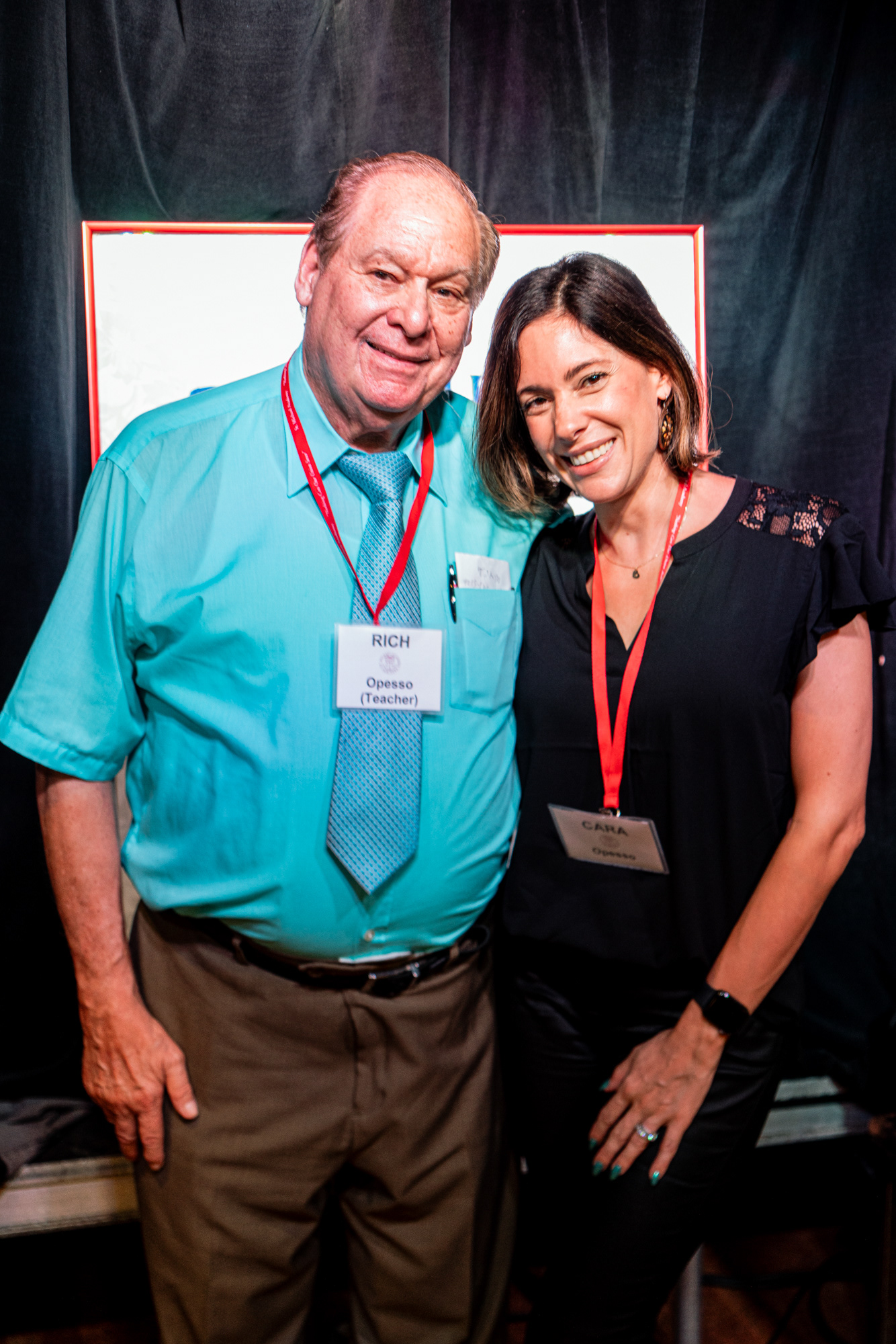 Mr. Richard Opesso with his daughter Cara