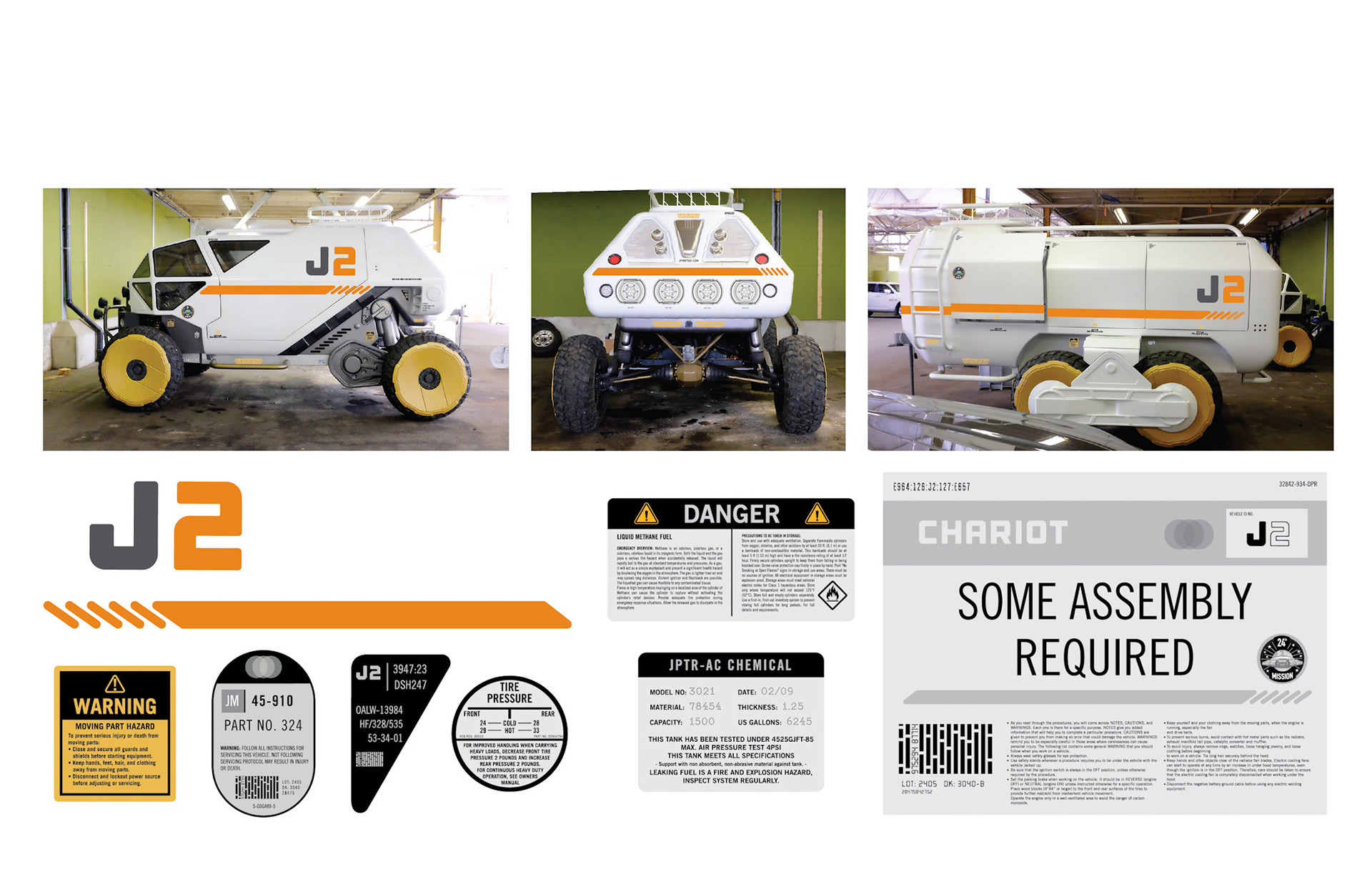 Chariot vehicle graphics