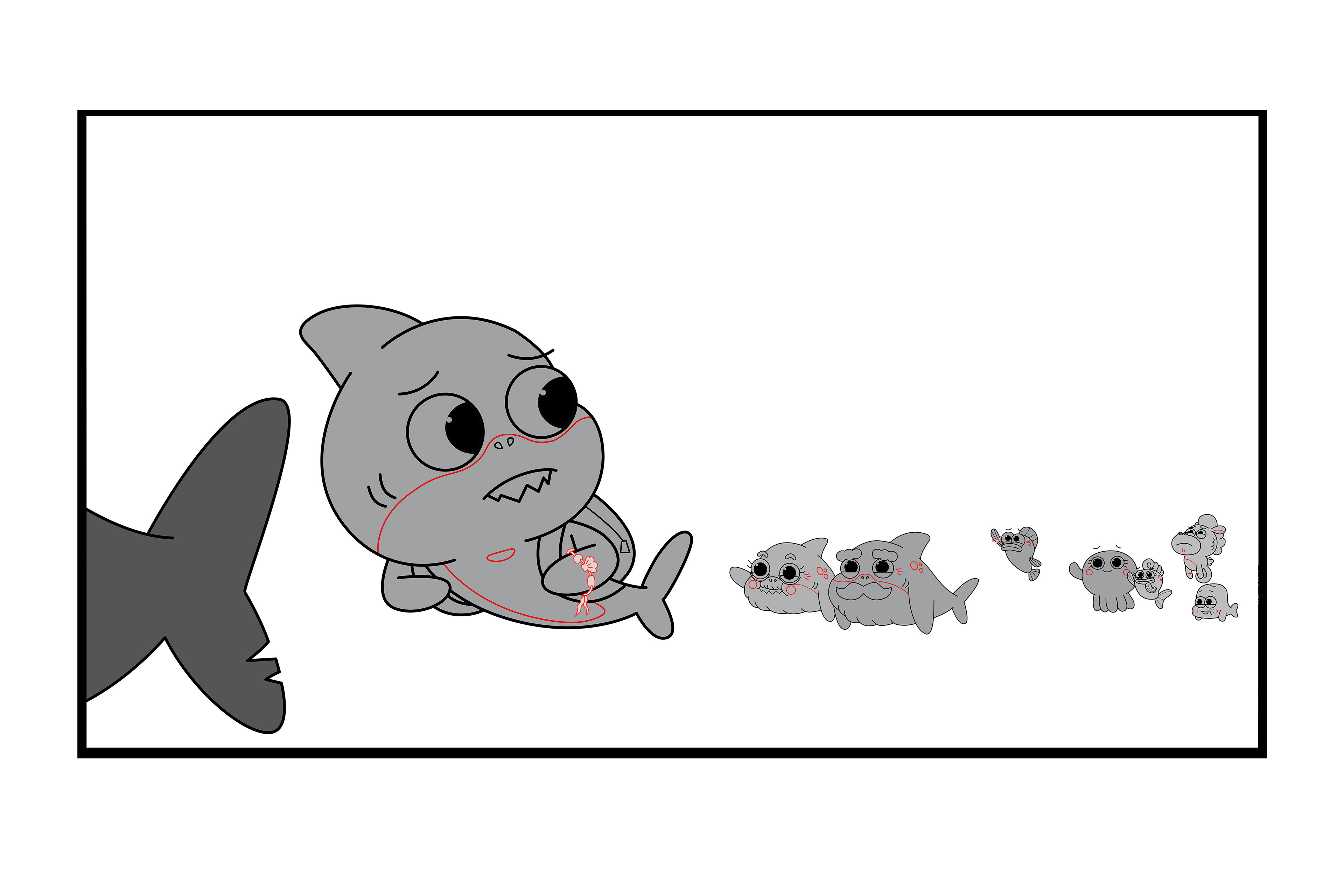Devon Bragg - Character Design - Baby Shark Movie