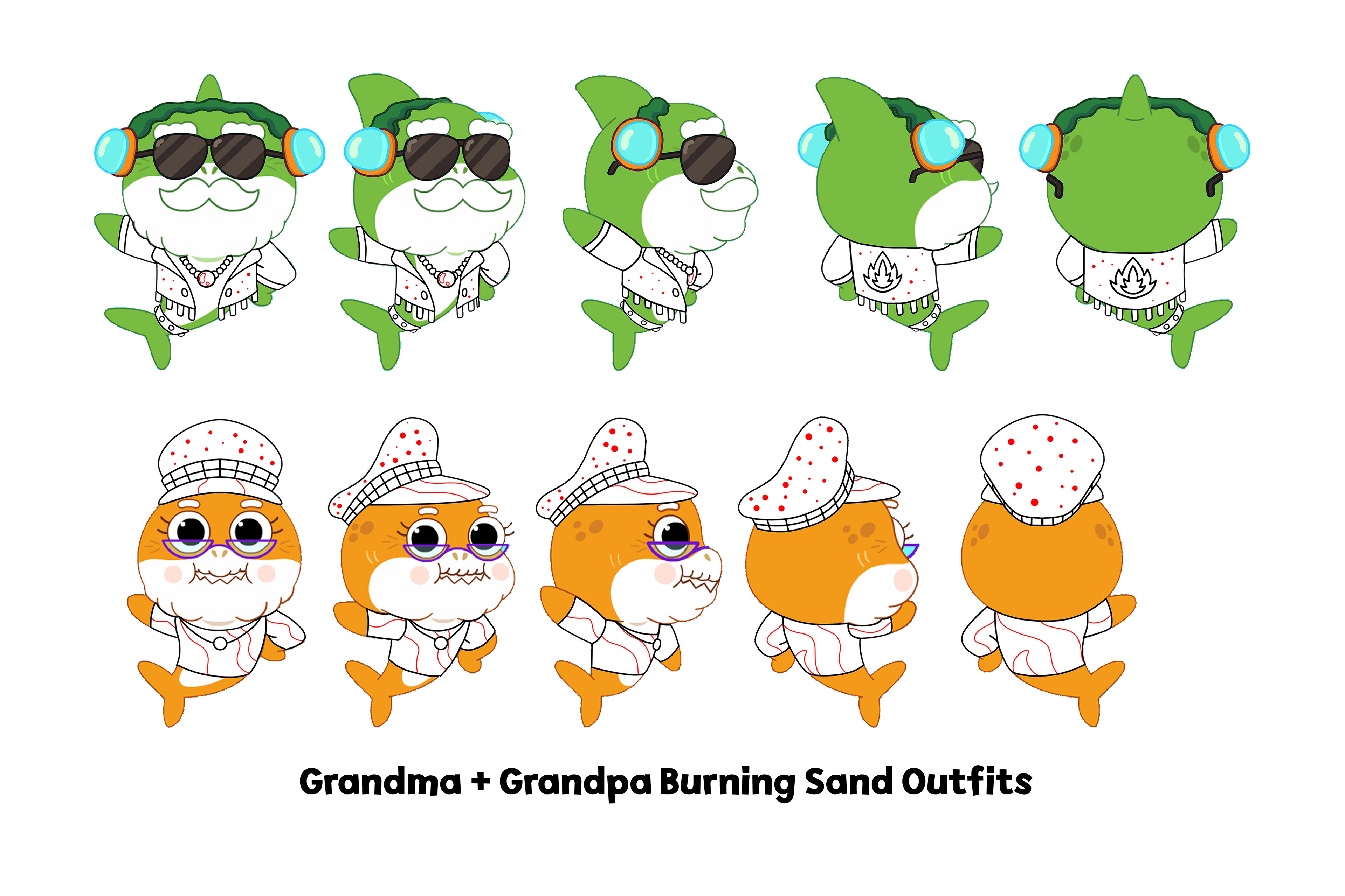 Devon Bragg - Character Design - Baby Shark Movie