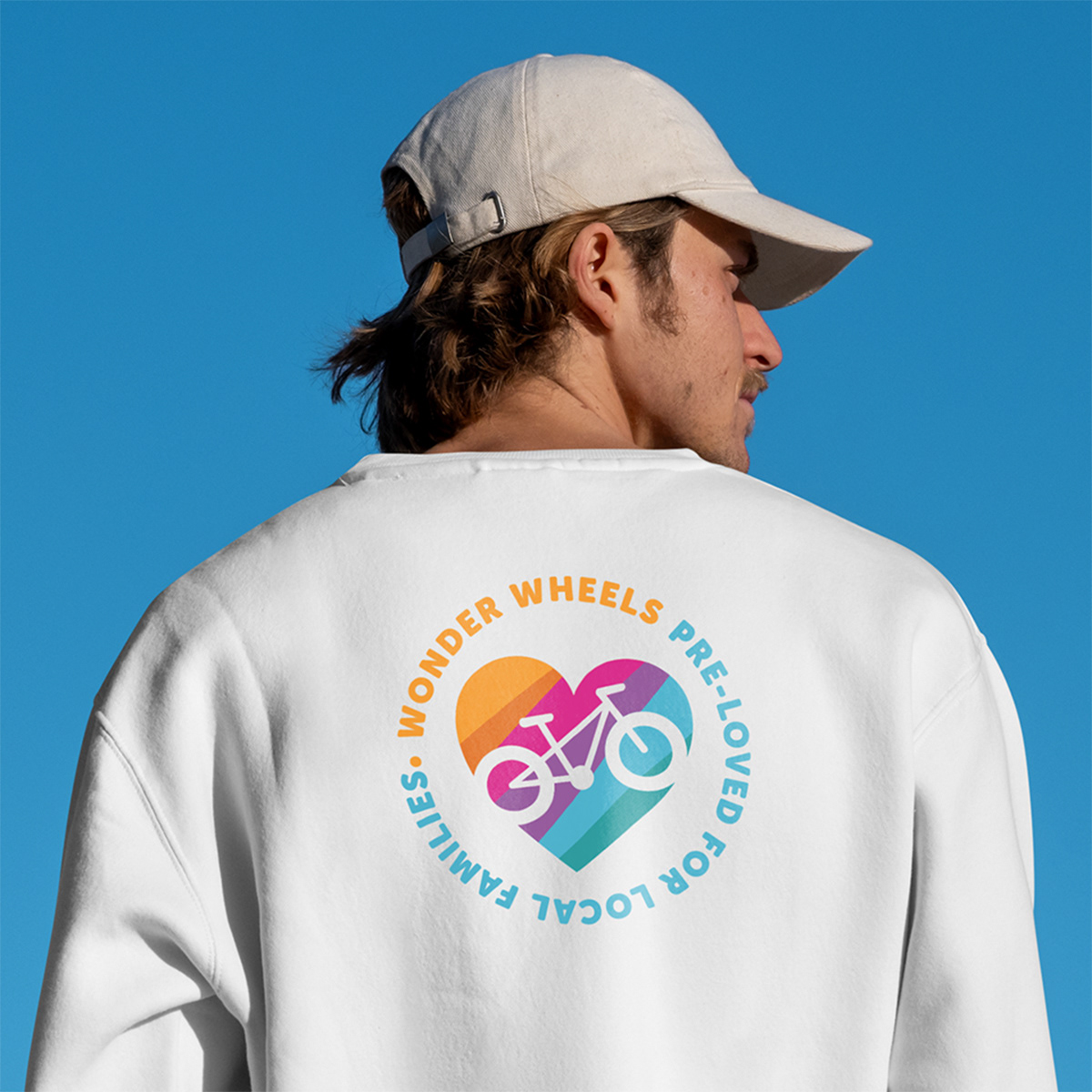 Branding for Family Services of the North Shore Wonder Wheels program - giving pre-loved bikes to families in need