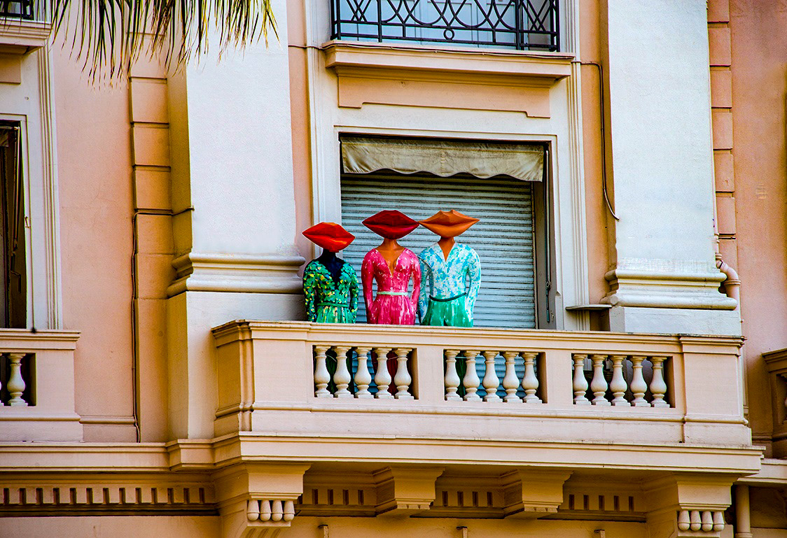 Window Shoppers. Cannes, France. ©Corey Sandler