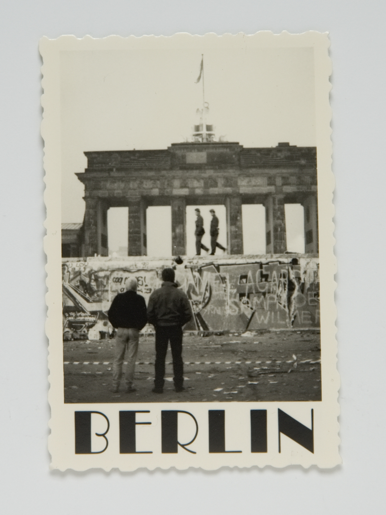 1989, West Berlin, Brandenburg Gate and Wall / photo origin: fortepan / Horváth Péter