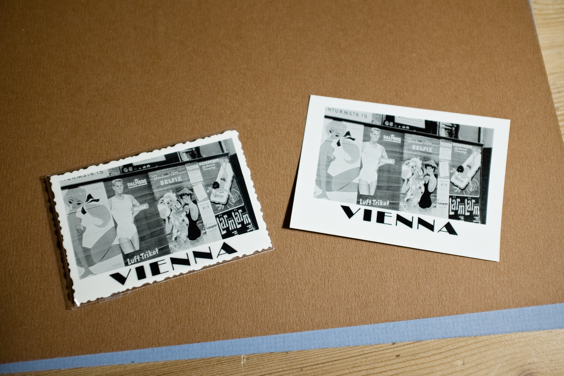 prints before and afer cutting