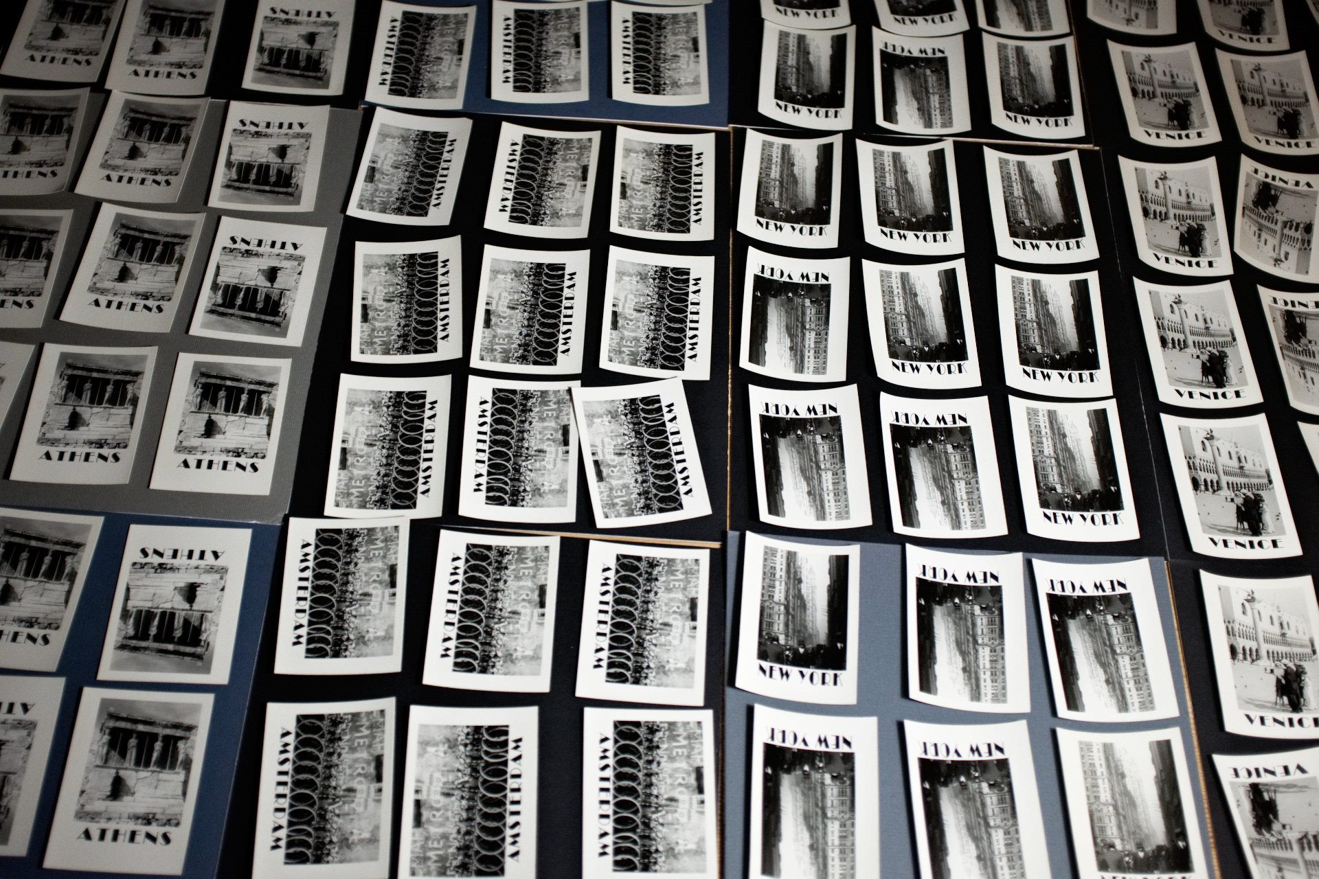 drying baryte paper prints...