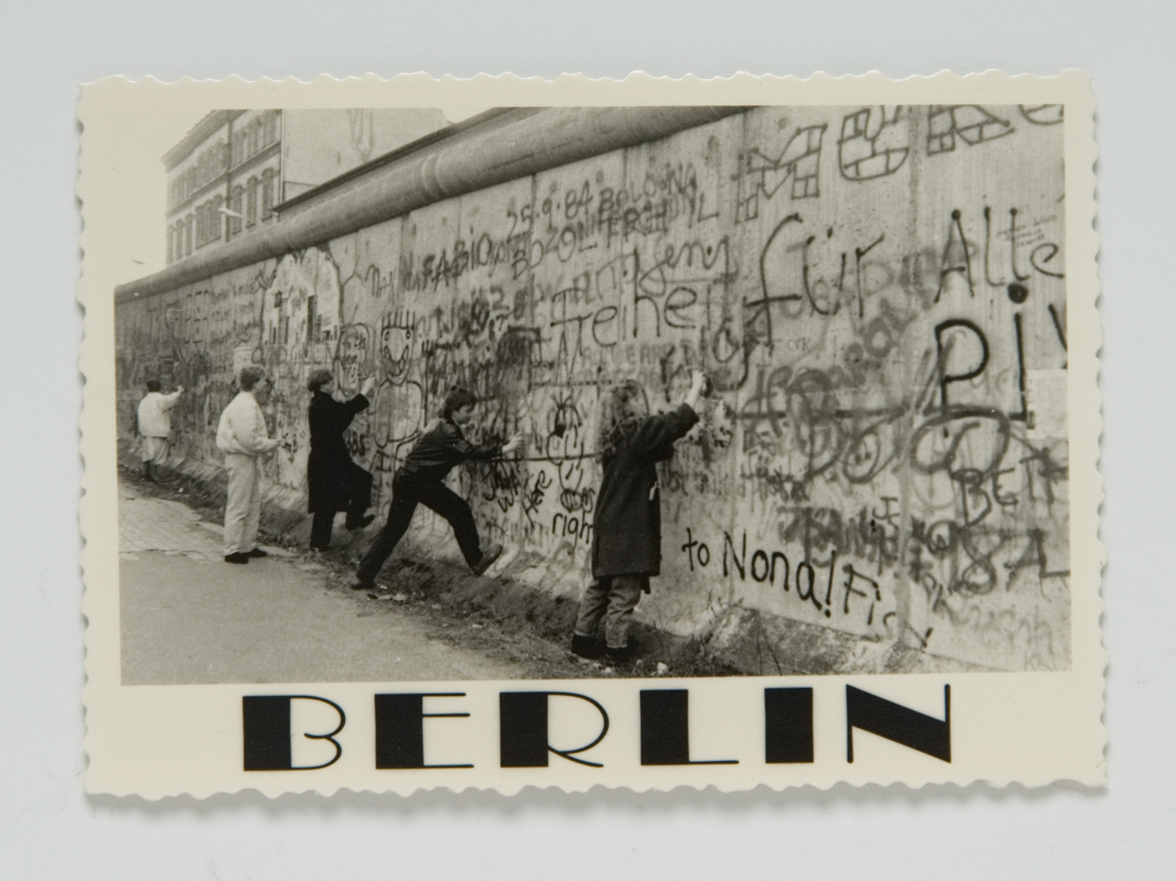 1988, West Berlin, Zimmerstrasse / photo origin: fortepan / Urbán Tamás