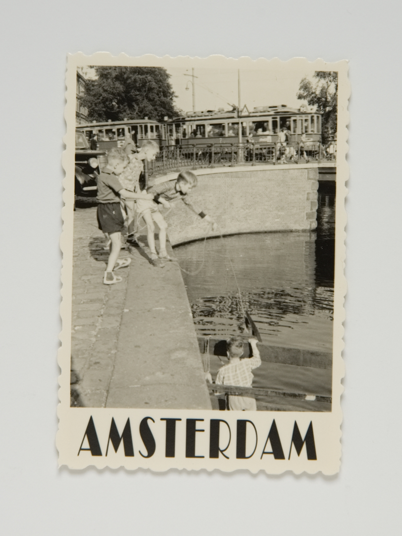 1956, Hugo de Grootkade - Frederik Hendrikstraat / photo origin: fortepan / UWM Libraries