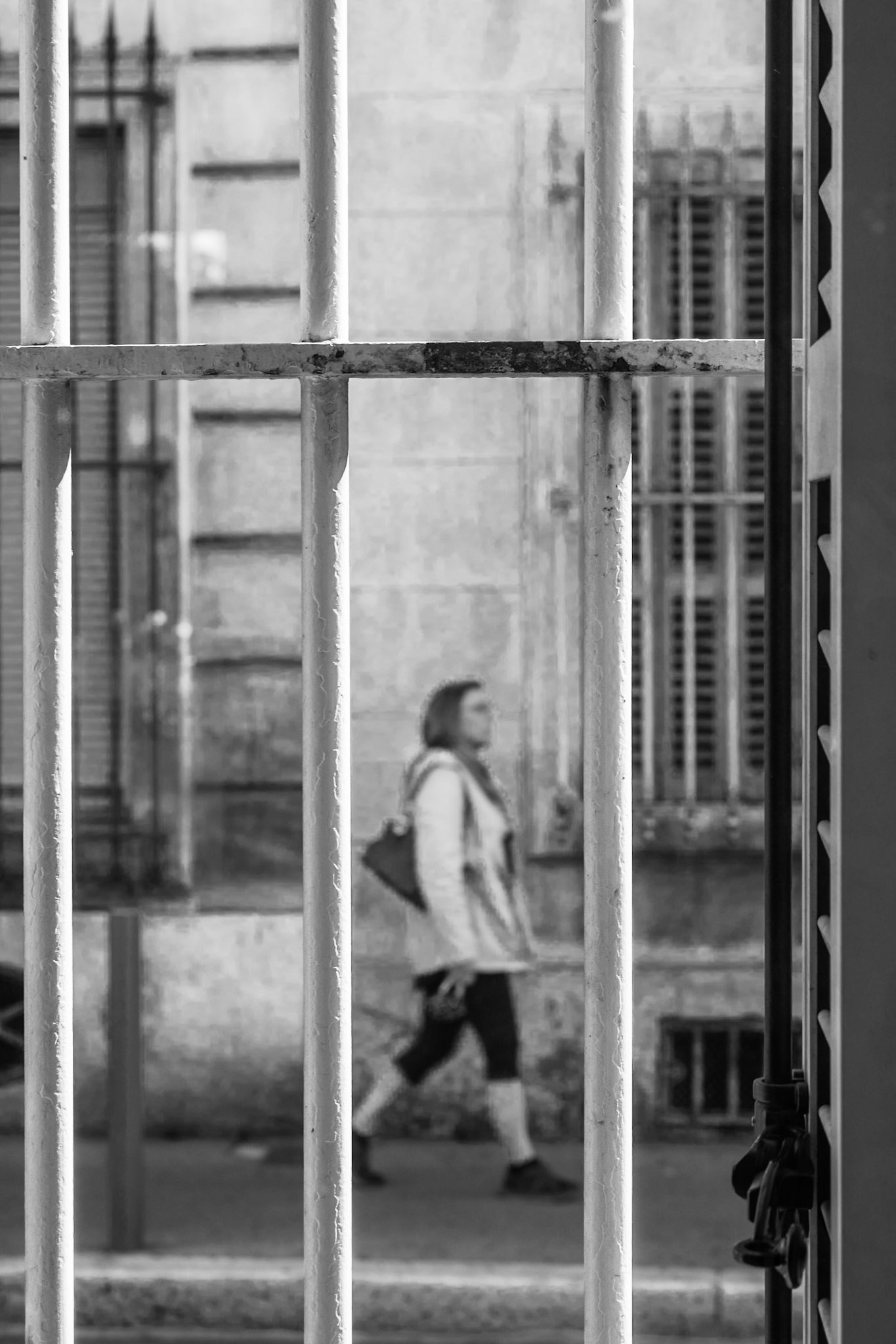 De ma fenetre vue sur rue pendant le confinement