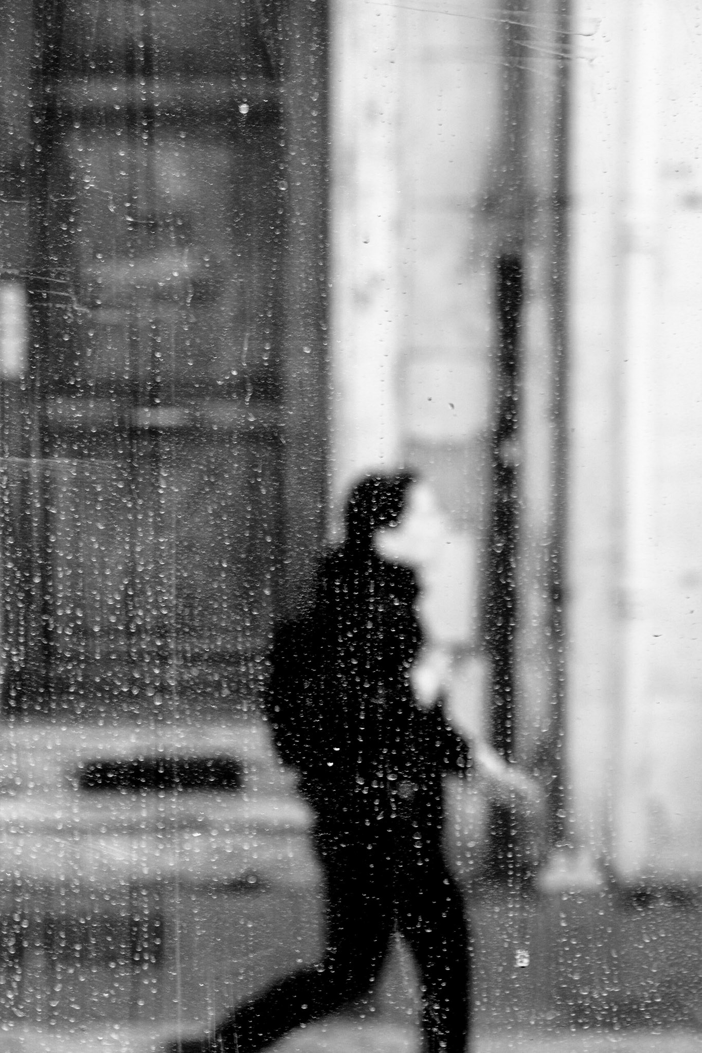 De ma fenetre vue sur rue pendant le confinement