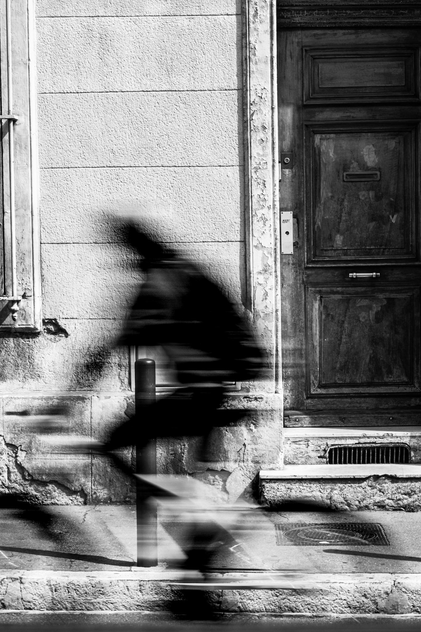 De ma fenetre vue sur rue pendant le confinement