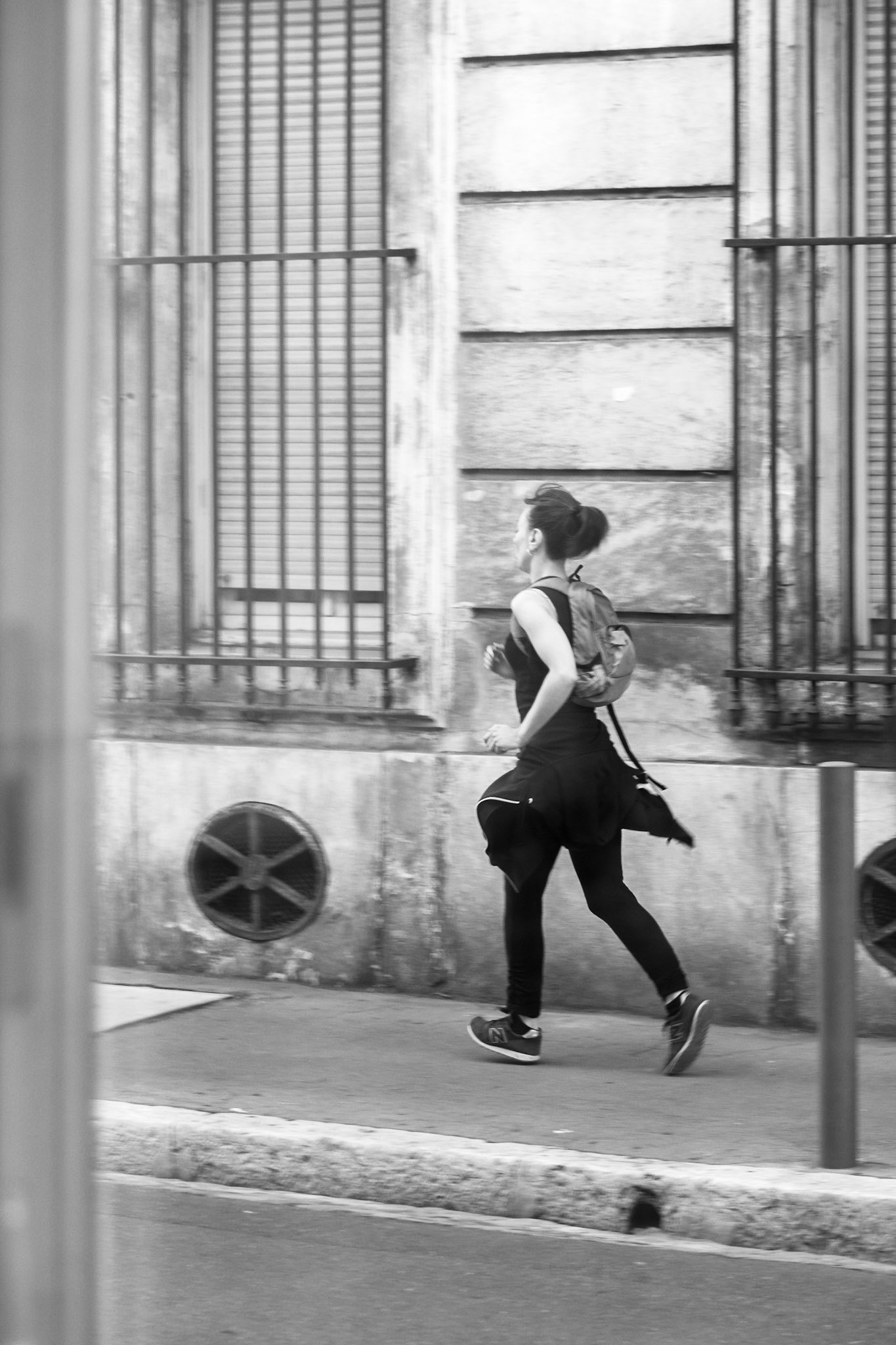 De ma fenetre vue sur rue pendant le confinement