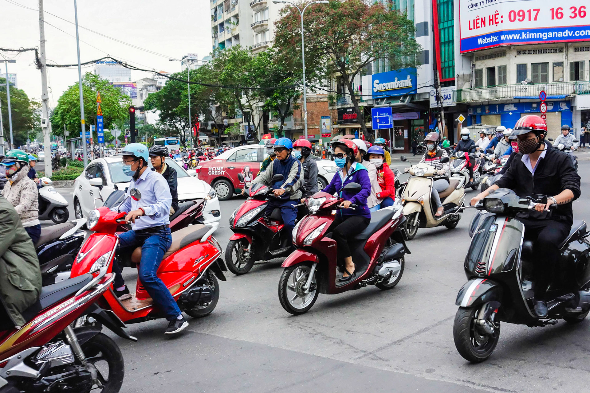 Vietnam motorbike - Ho Chi Minh City
