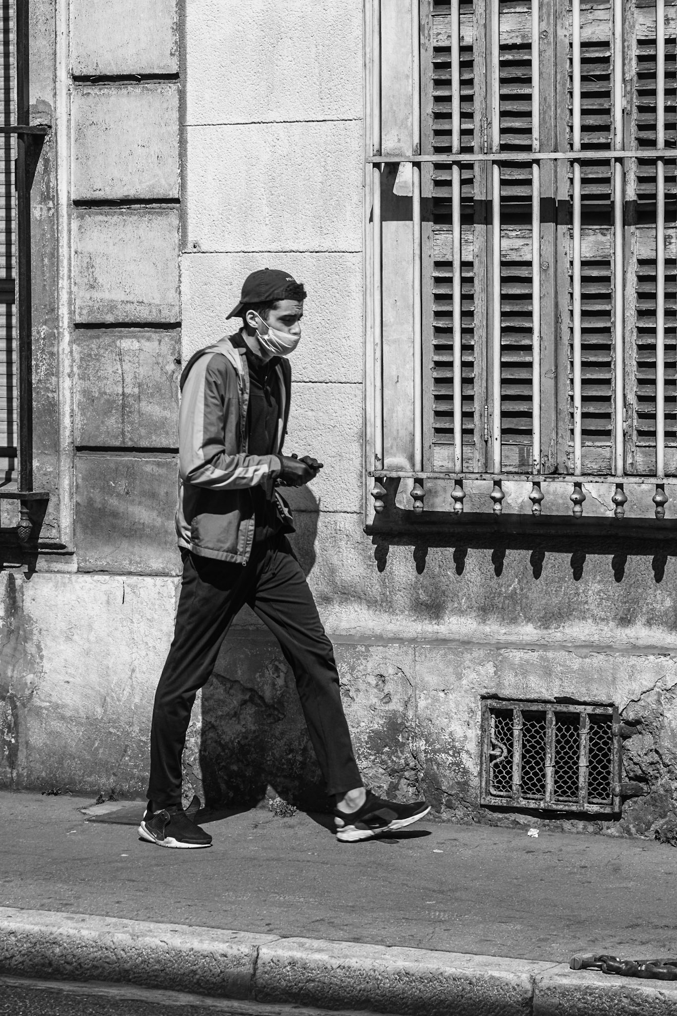 De ma fenetre vue sur rue pendant le confinement