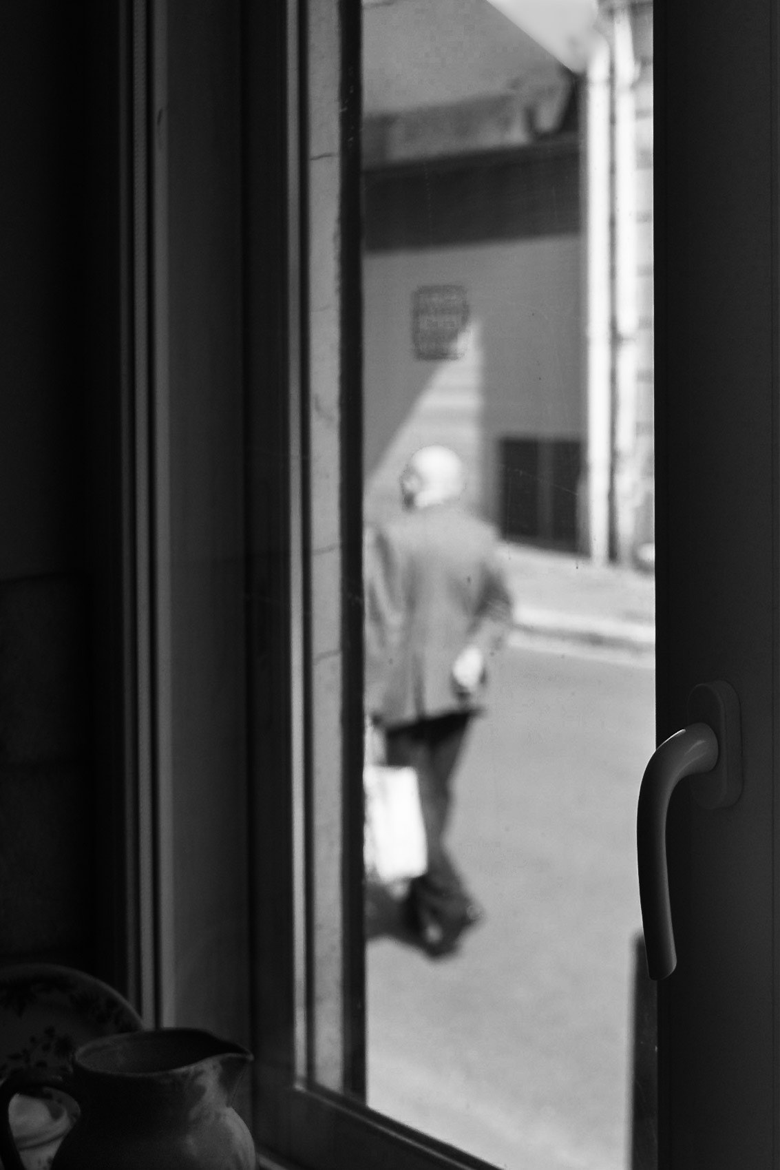 De ma fenetre vue sur rue pendant le confinement