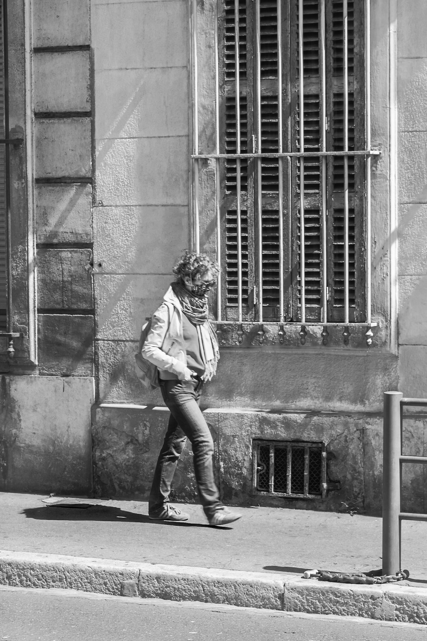 De ma fenetre vue sur rue pendant le confinement