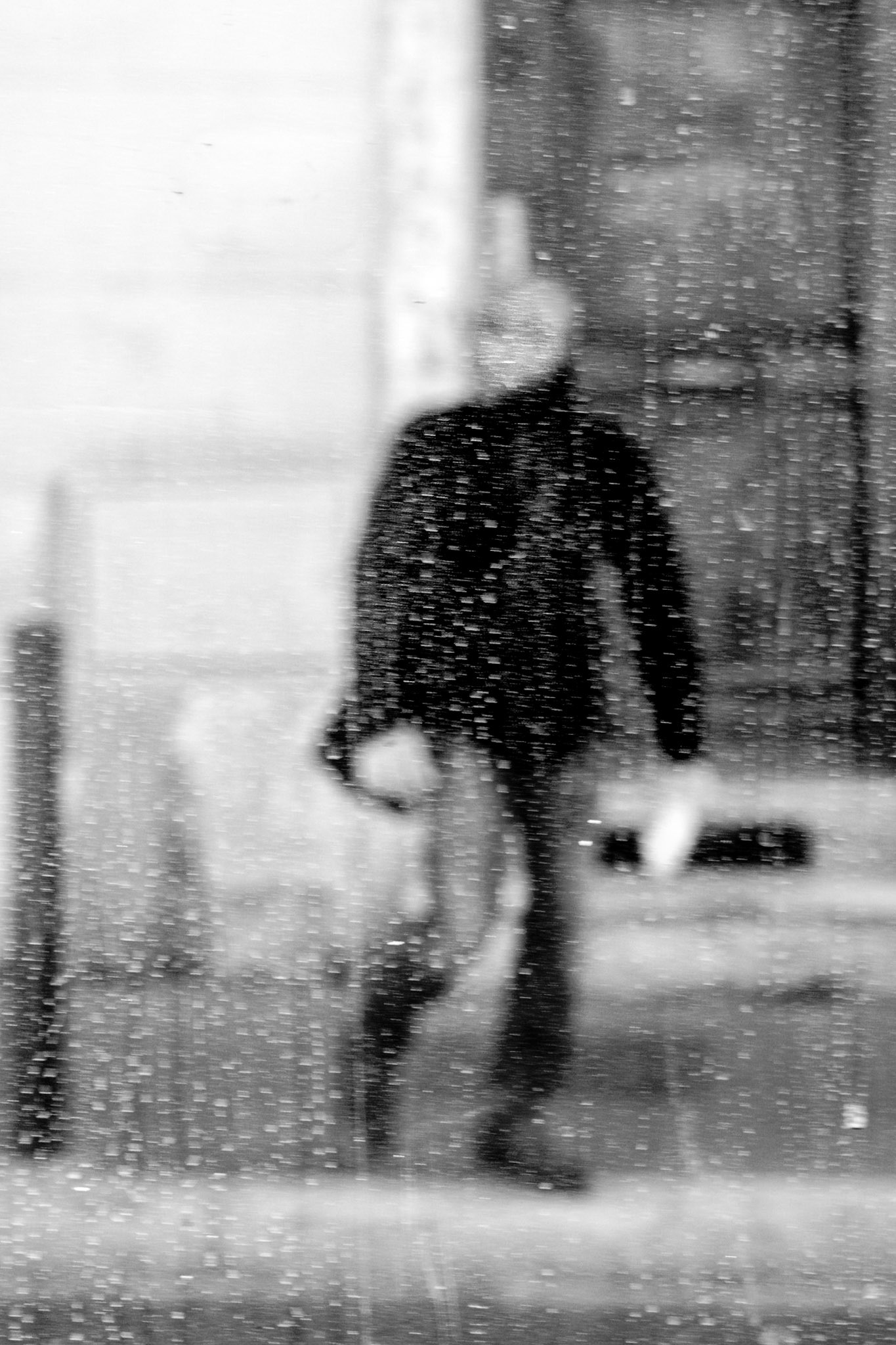 De ma fenetre vue sur rue pendant le confinement