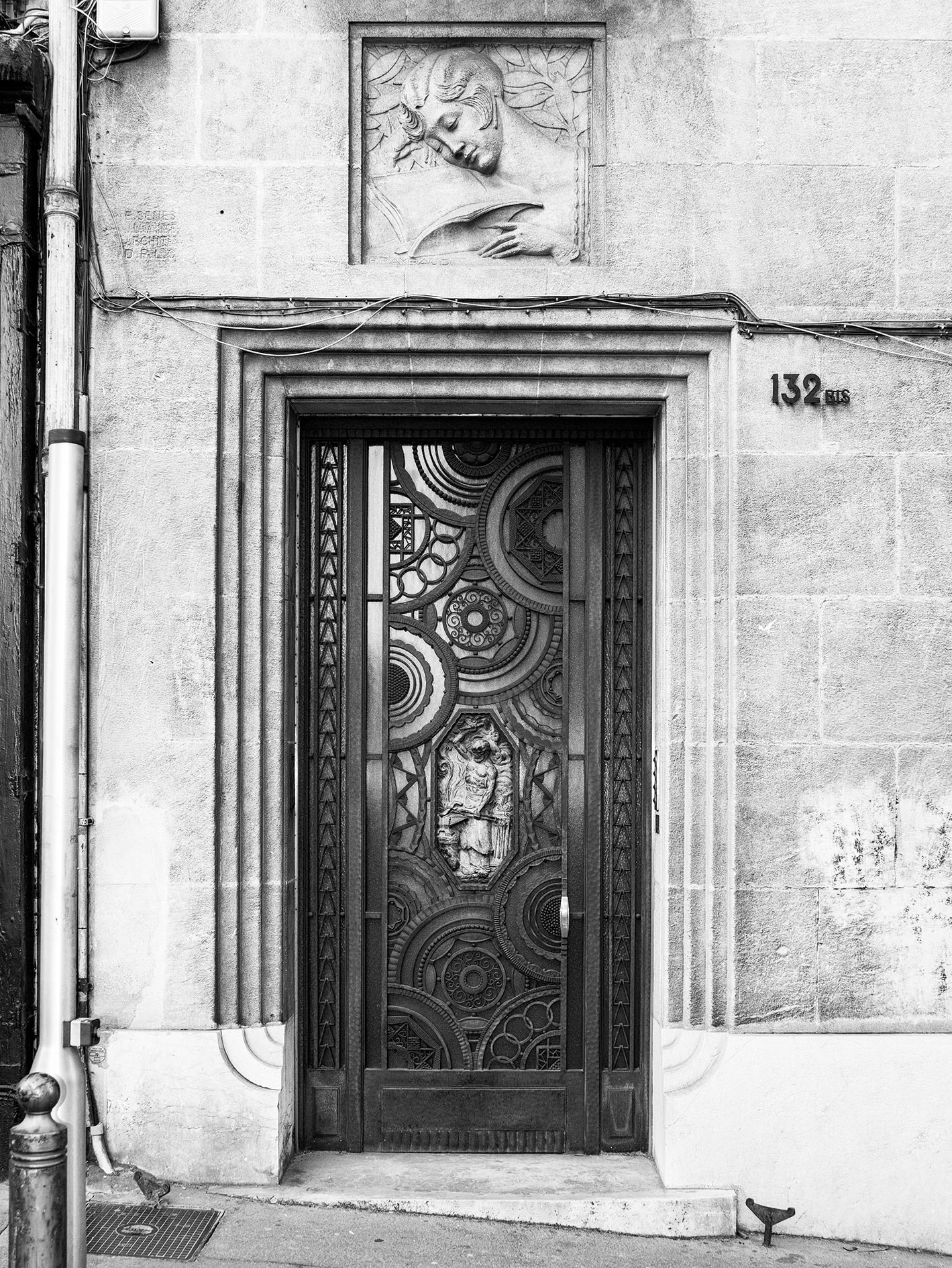 Maison atelier Carrera, Rue Breteuil, 6e Lajarrige J, Sénès E, architectes, Carrera H, ferronnier, 1928