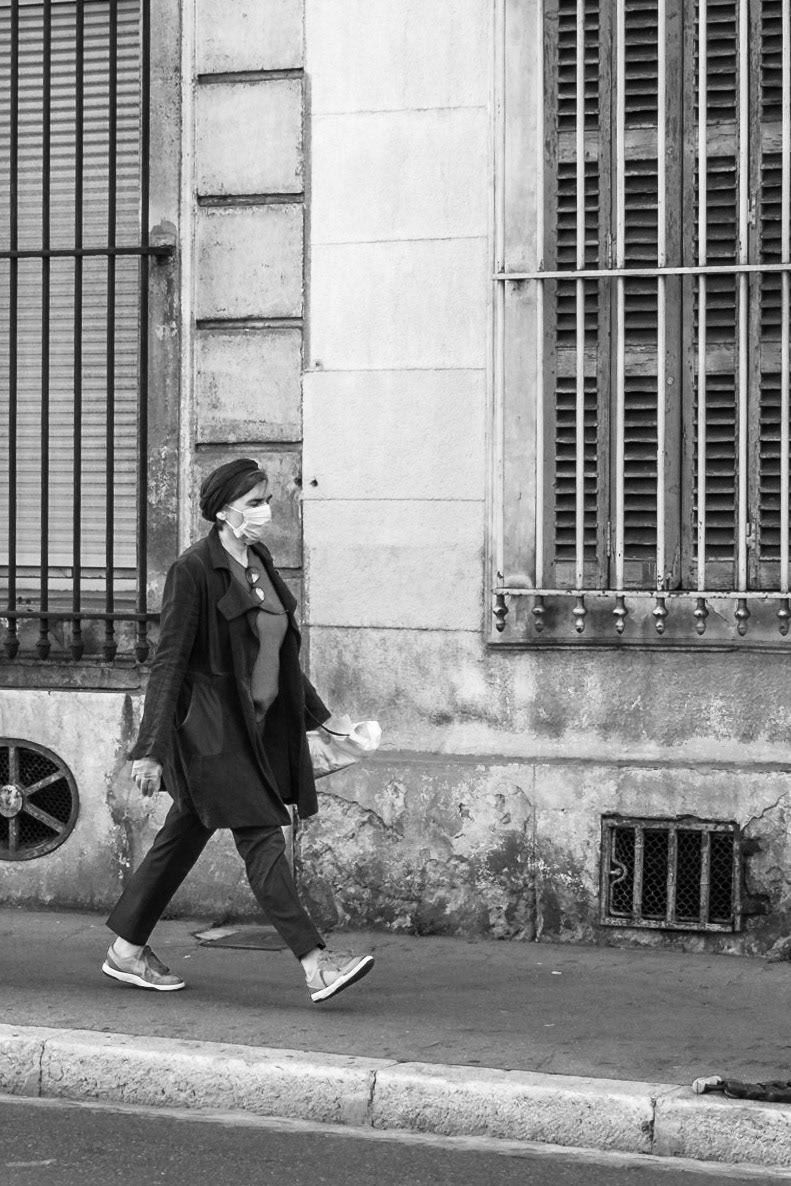 De ma fenetre vue sur rue pendant le confinement