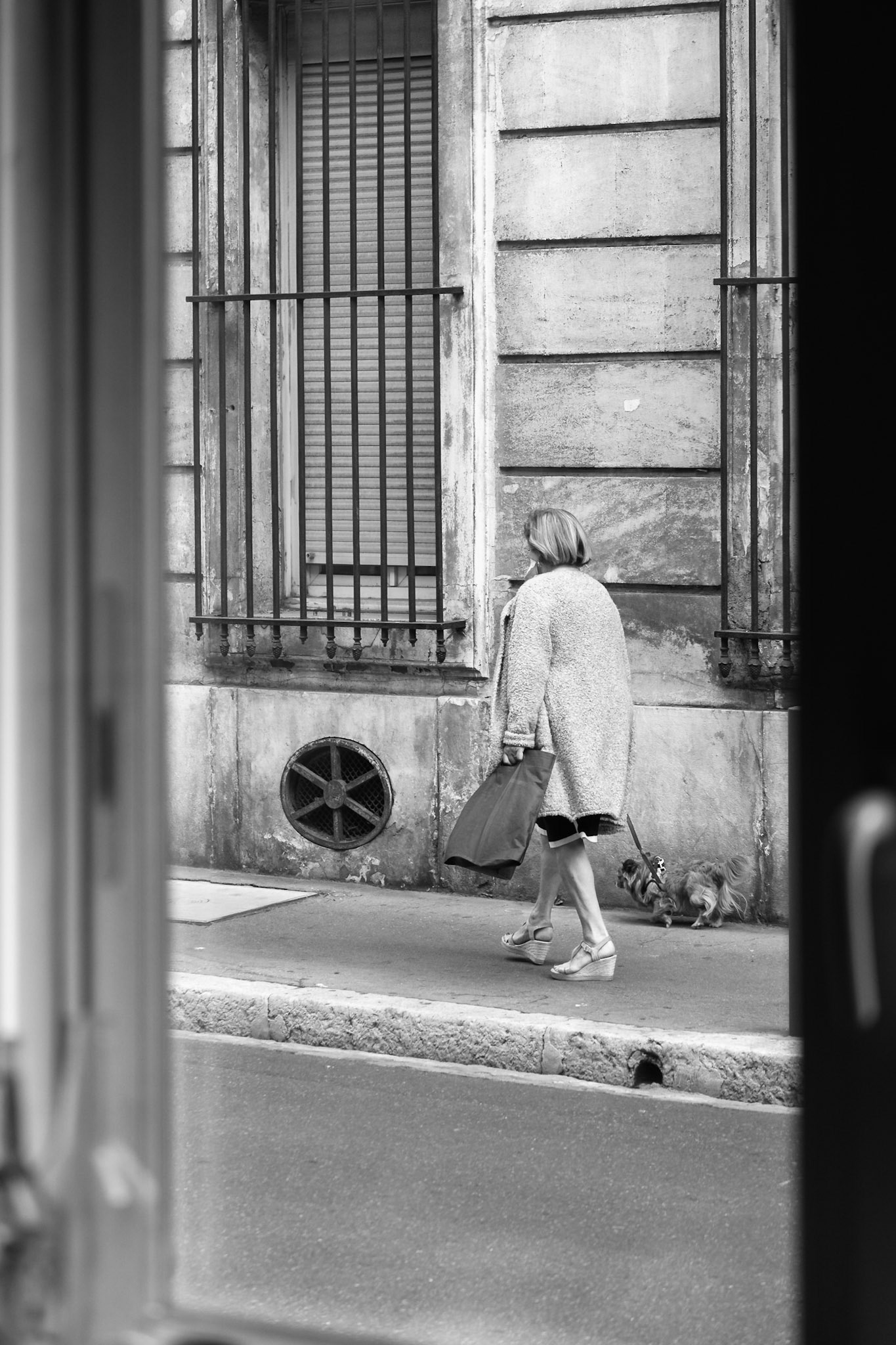 De ma fenetre vue sur rue pendant le confinement