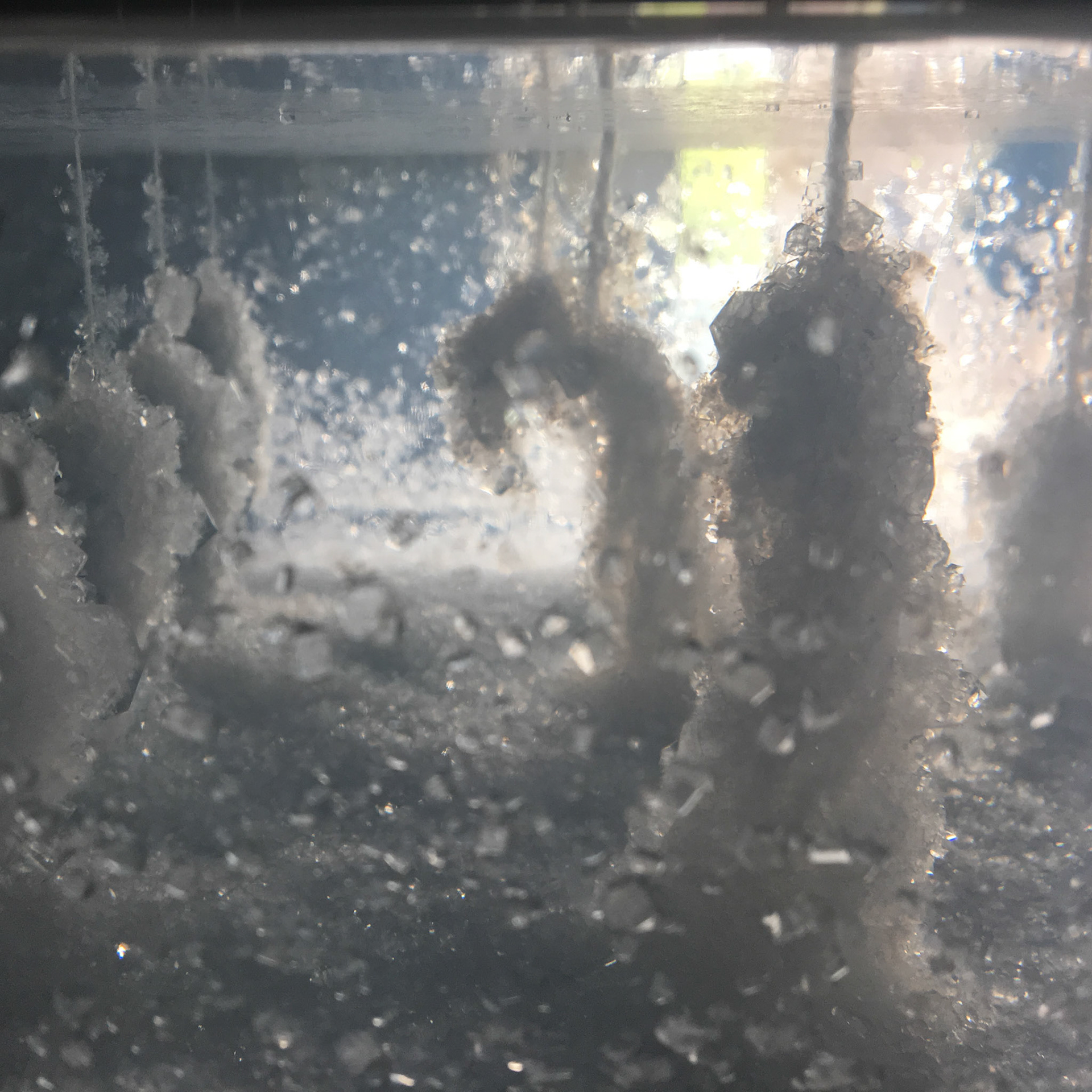 growing crystals process