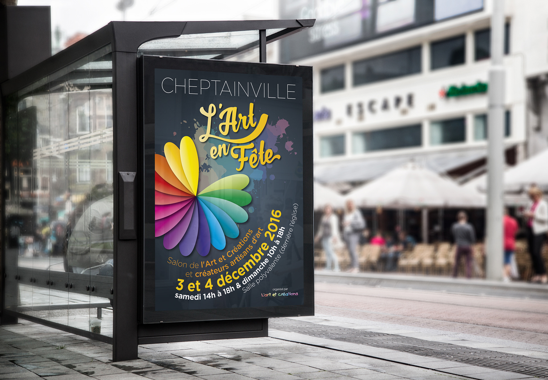 Création graphique pour affiche événementielle