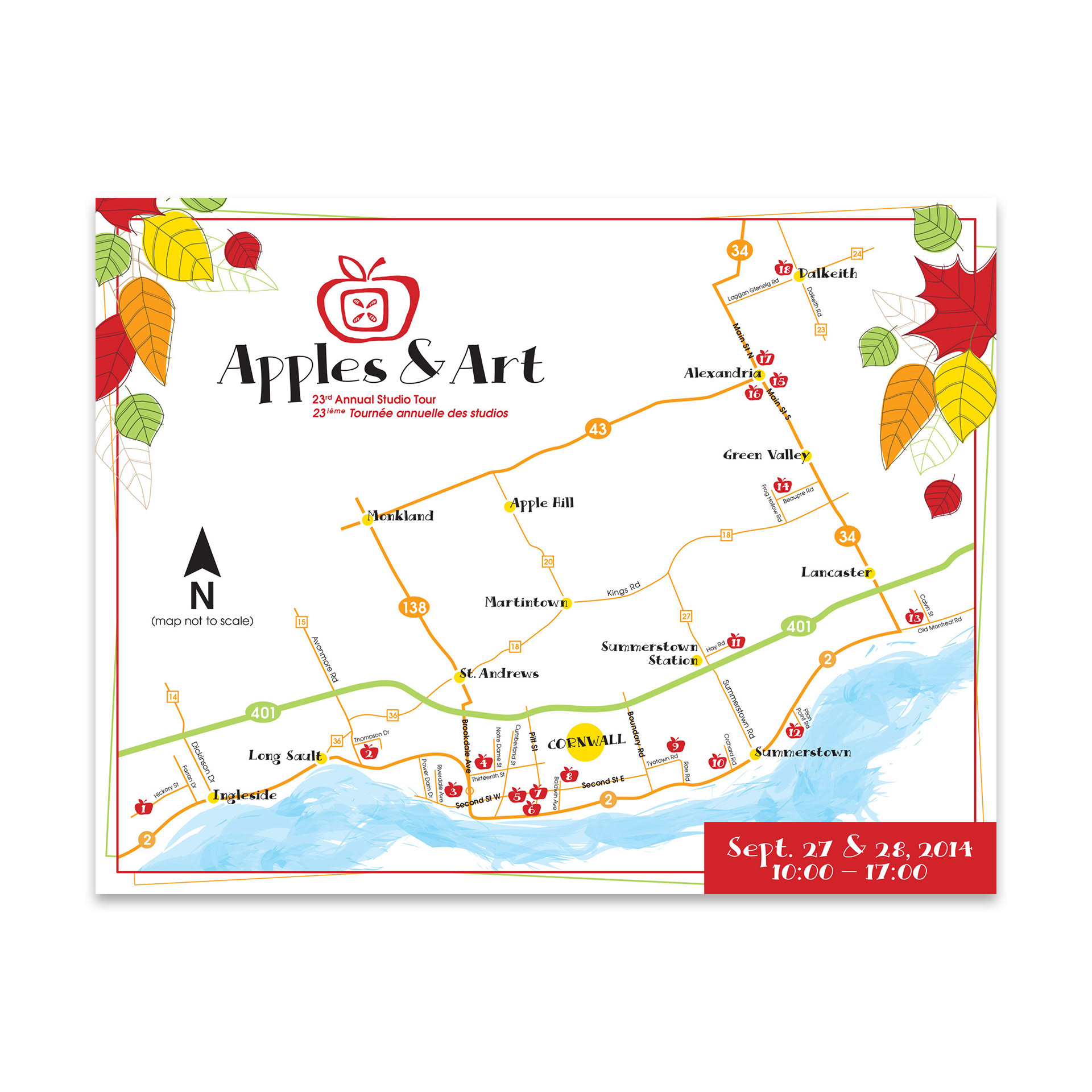 Pamphlet - Apples & Art Studio Tour 2014