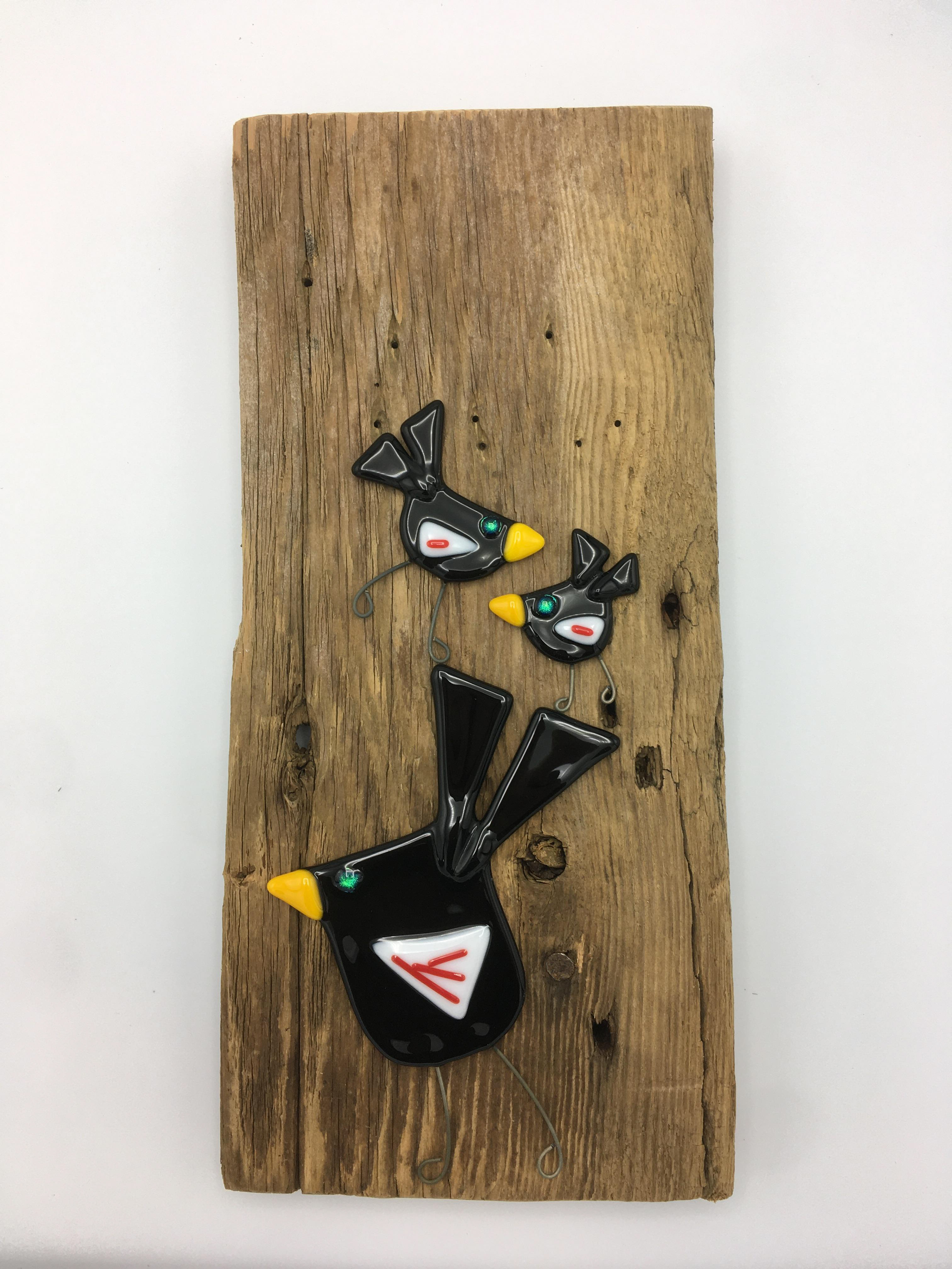 Black birds #1 (5.5" x 12")