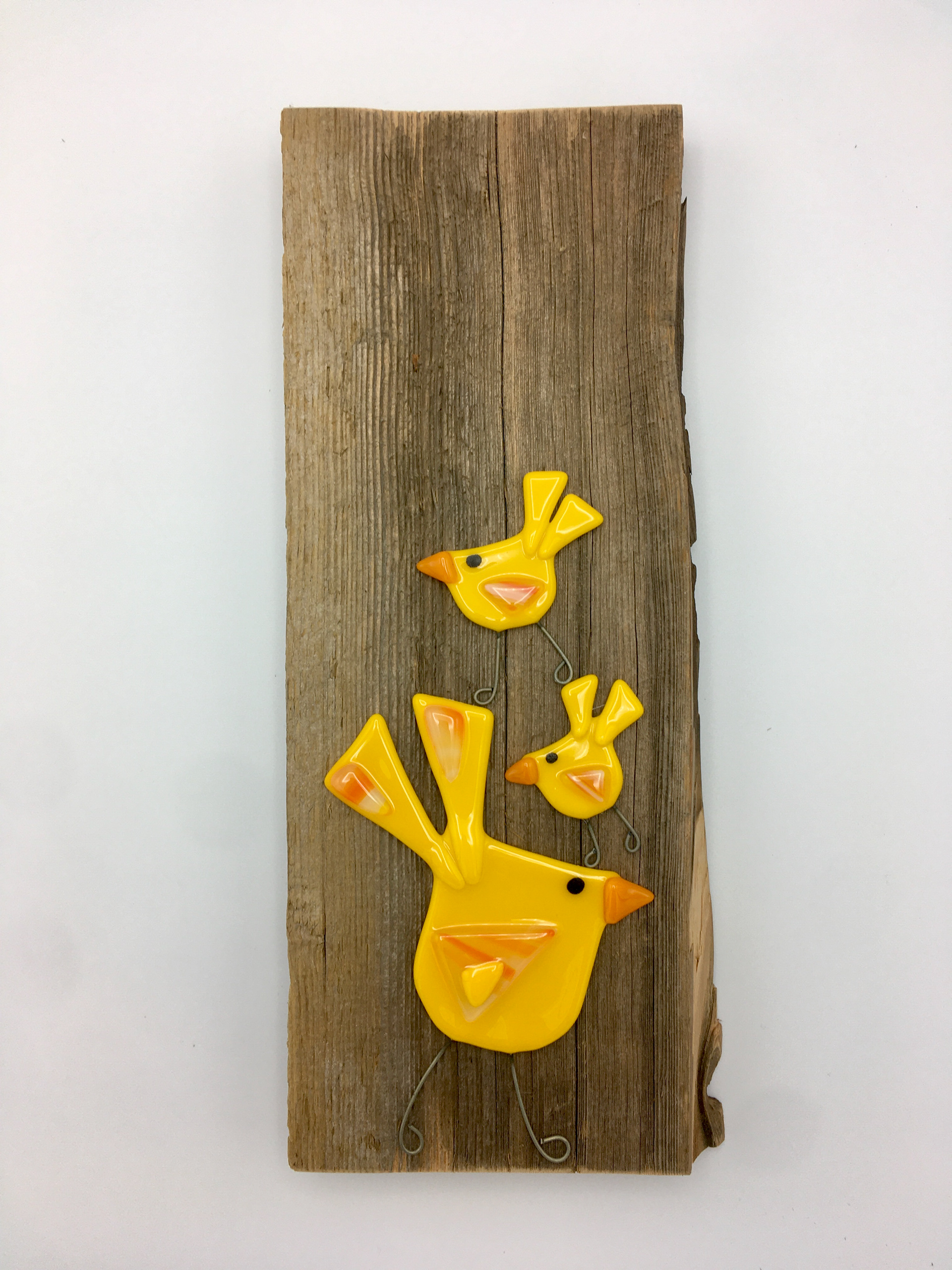 $75 - Yellow birds #1 (5" x 12")