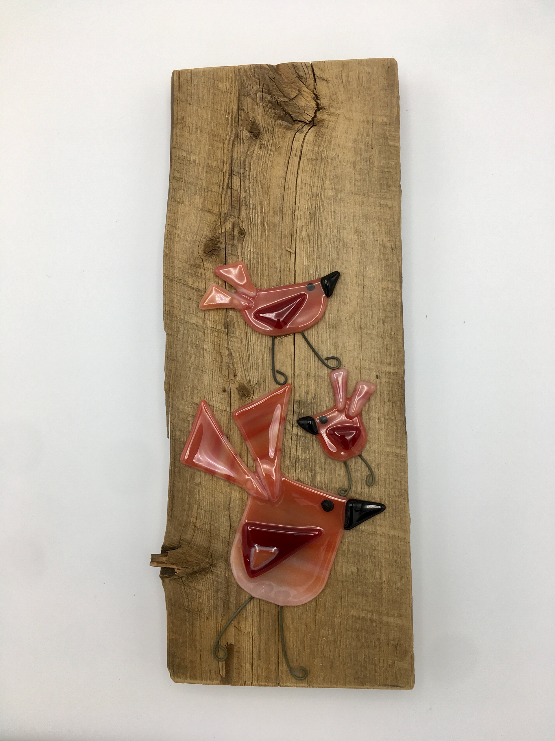 Red birds #1 (4.5" x 12")