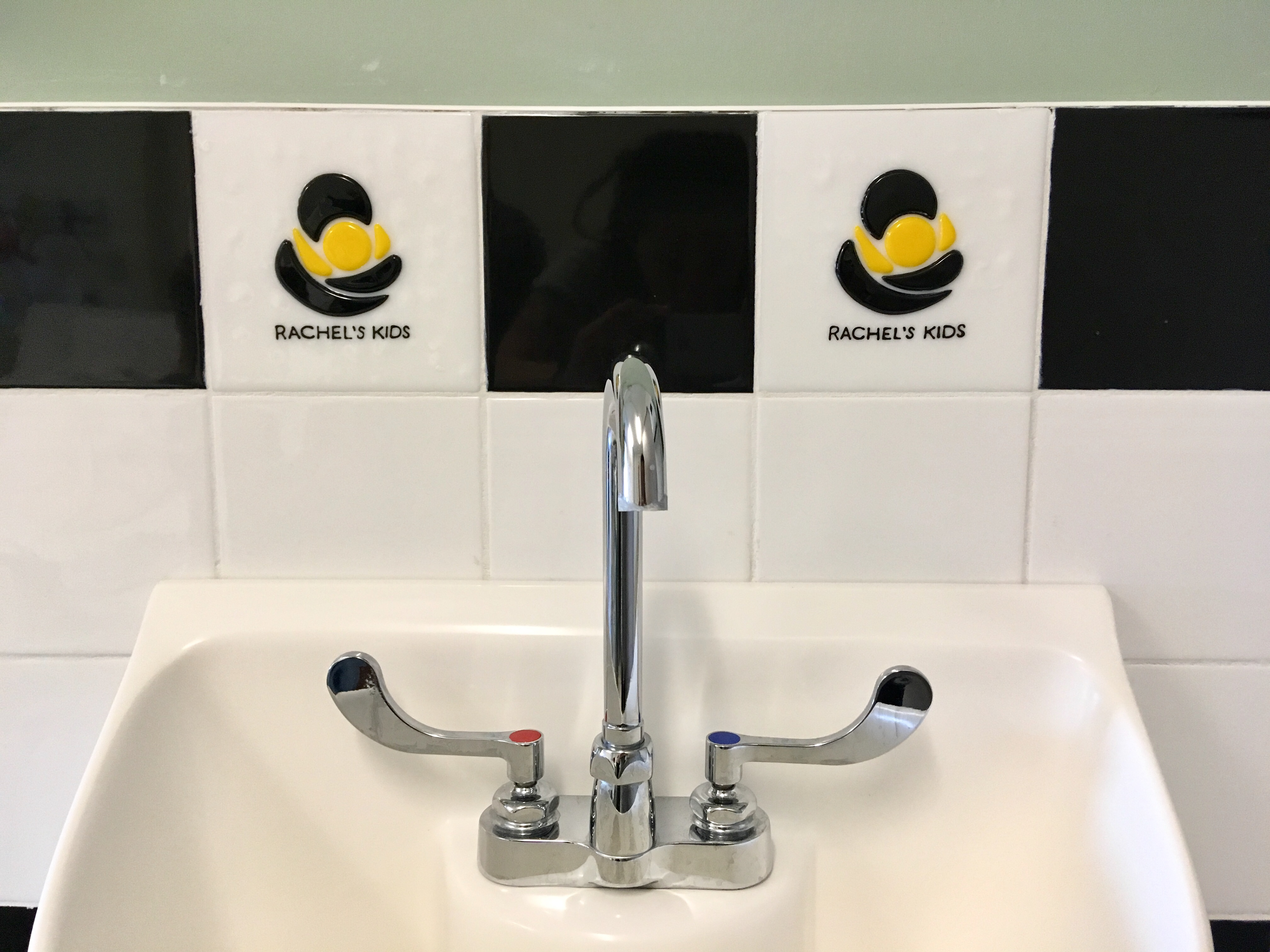 Sink in childen's ward at Cornwall Community Hospital