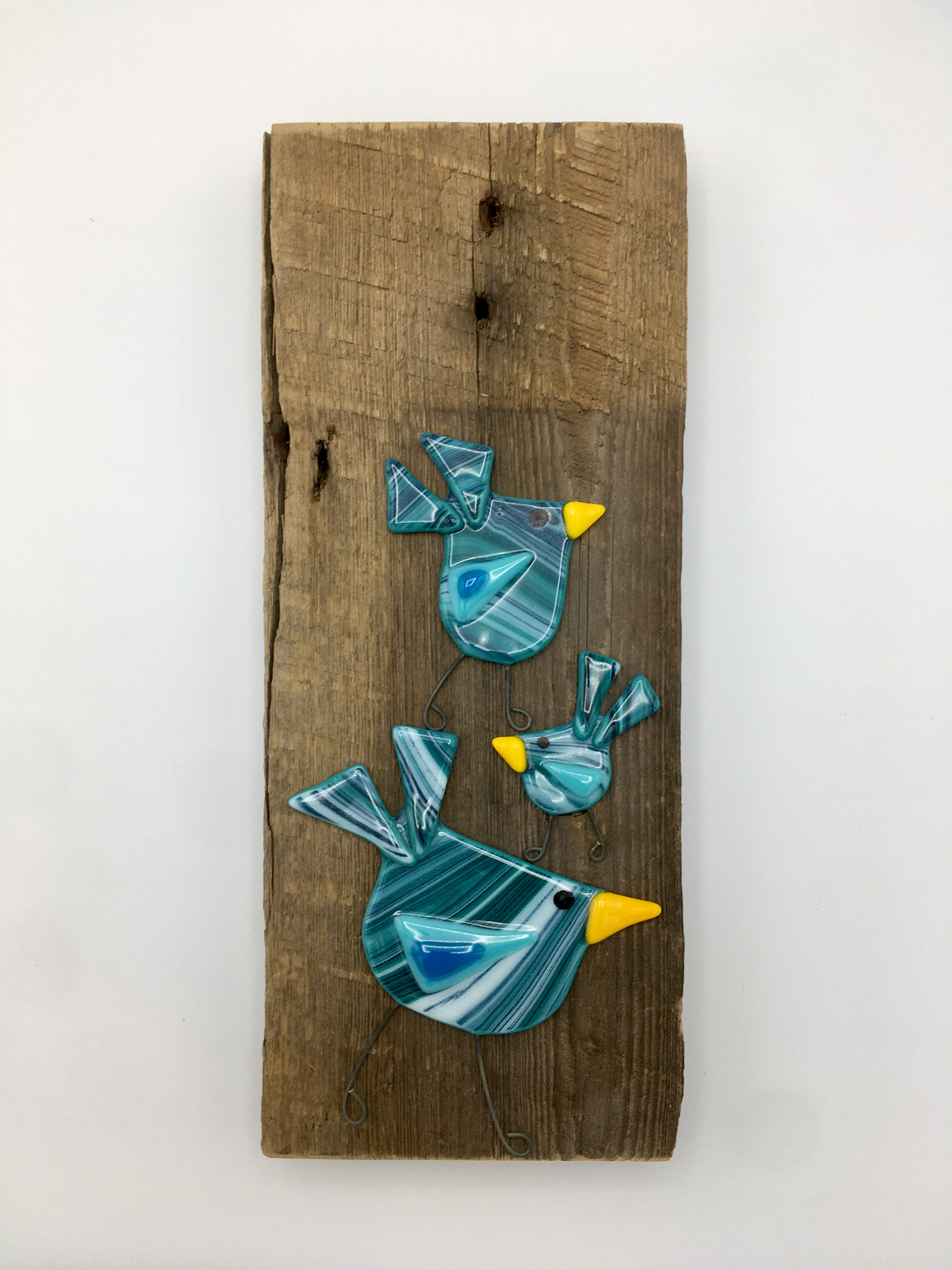 Blue birds #2 (4.5" x 11.5")