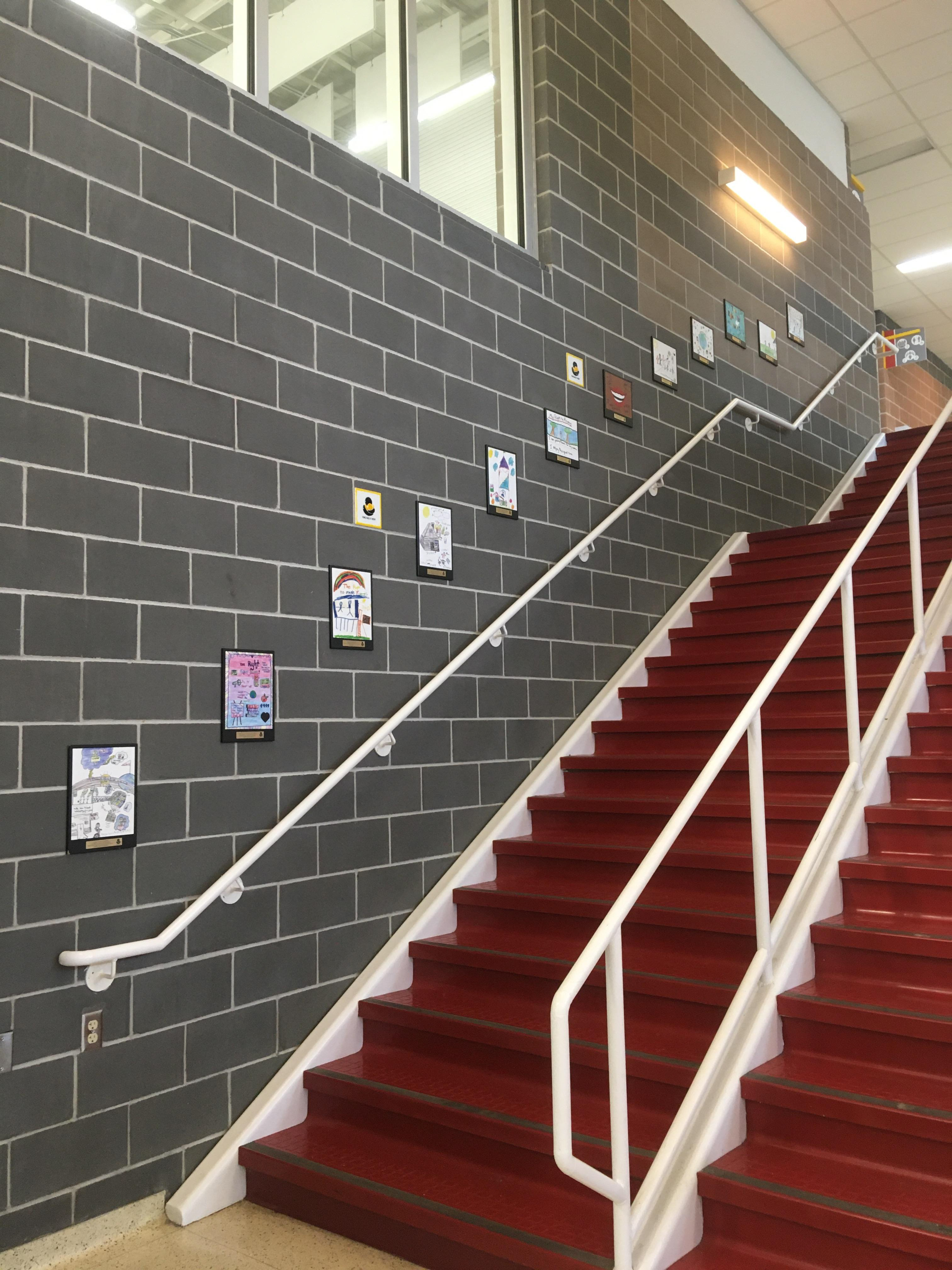 Stairs at Benson Center, Cornwall, Ontario