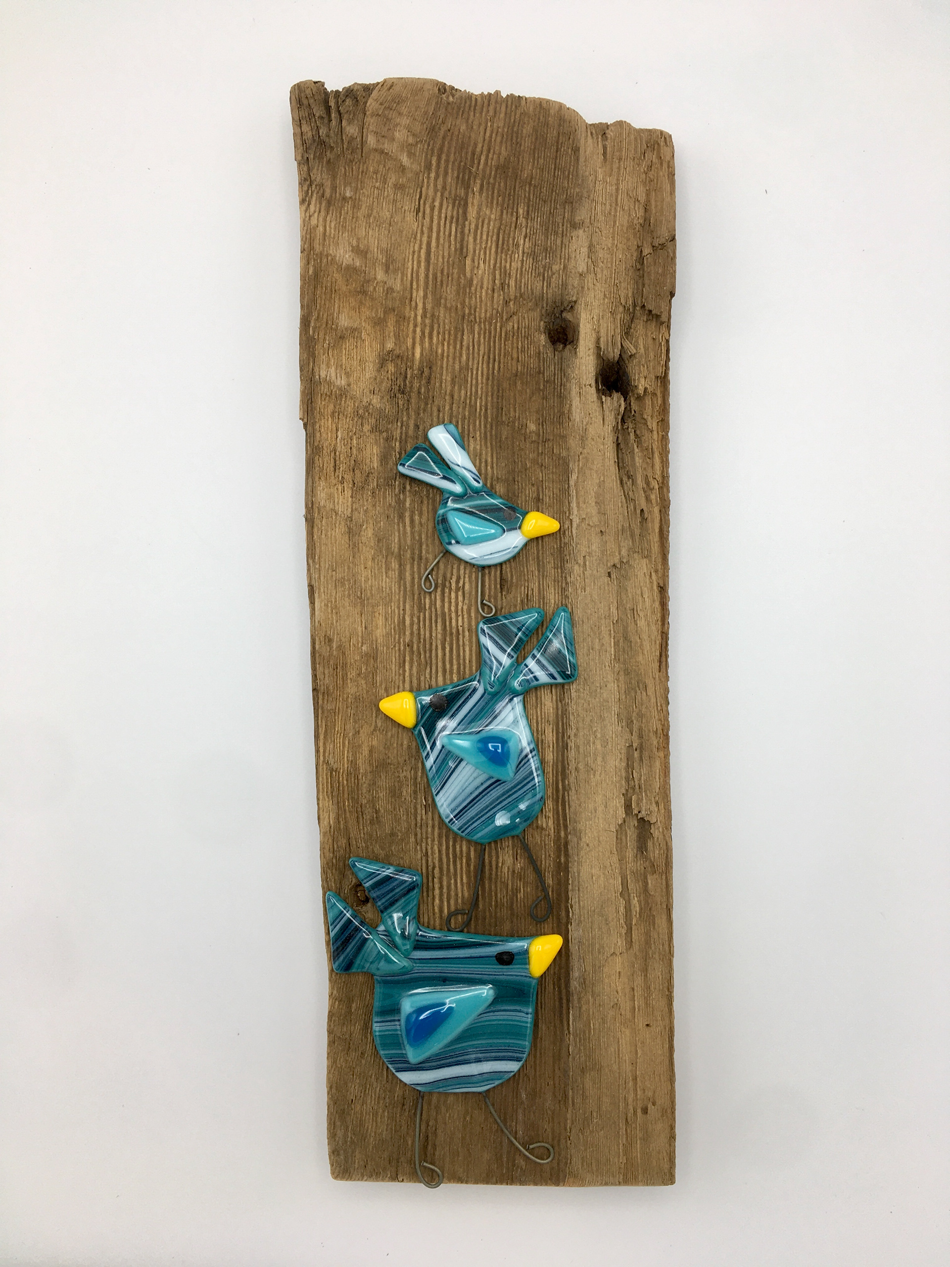 Blue birds #1 (4.5" x 13")