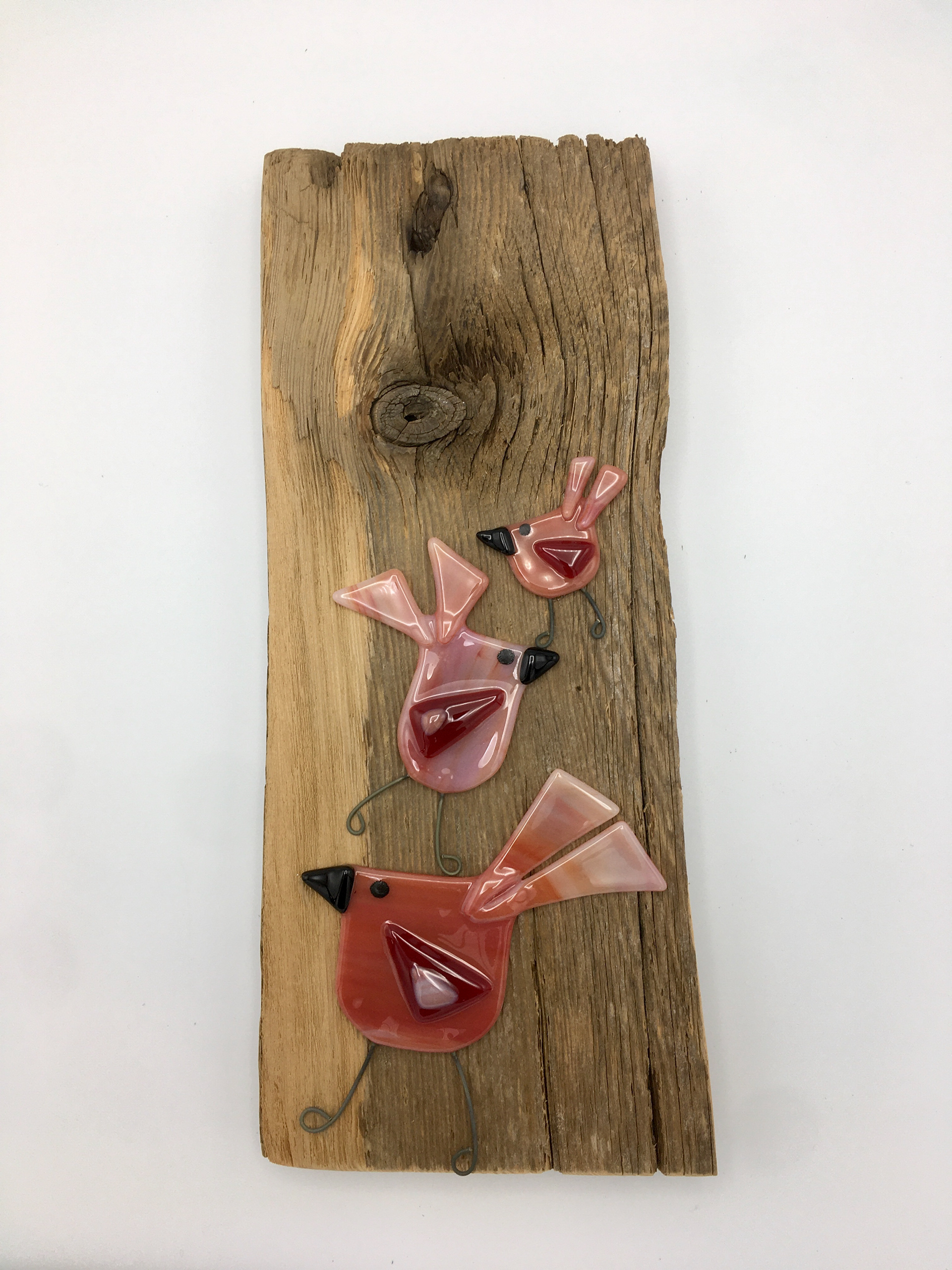 Red birds #2 (5" x 12")