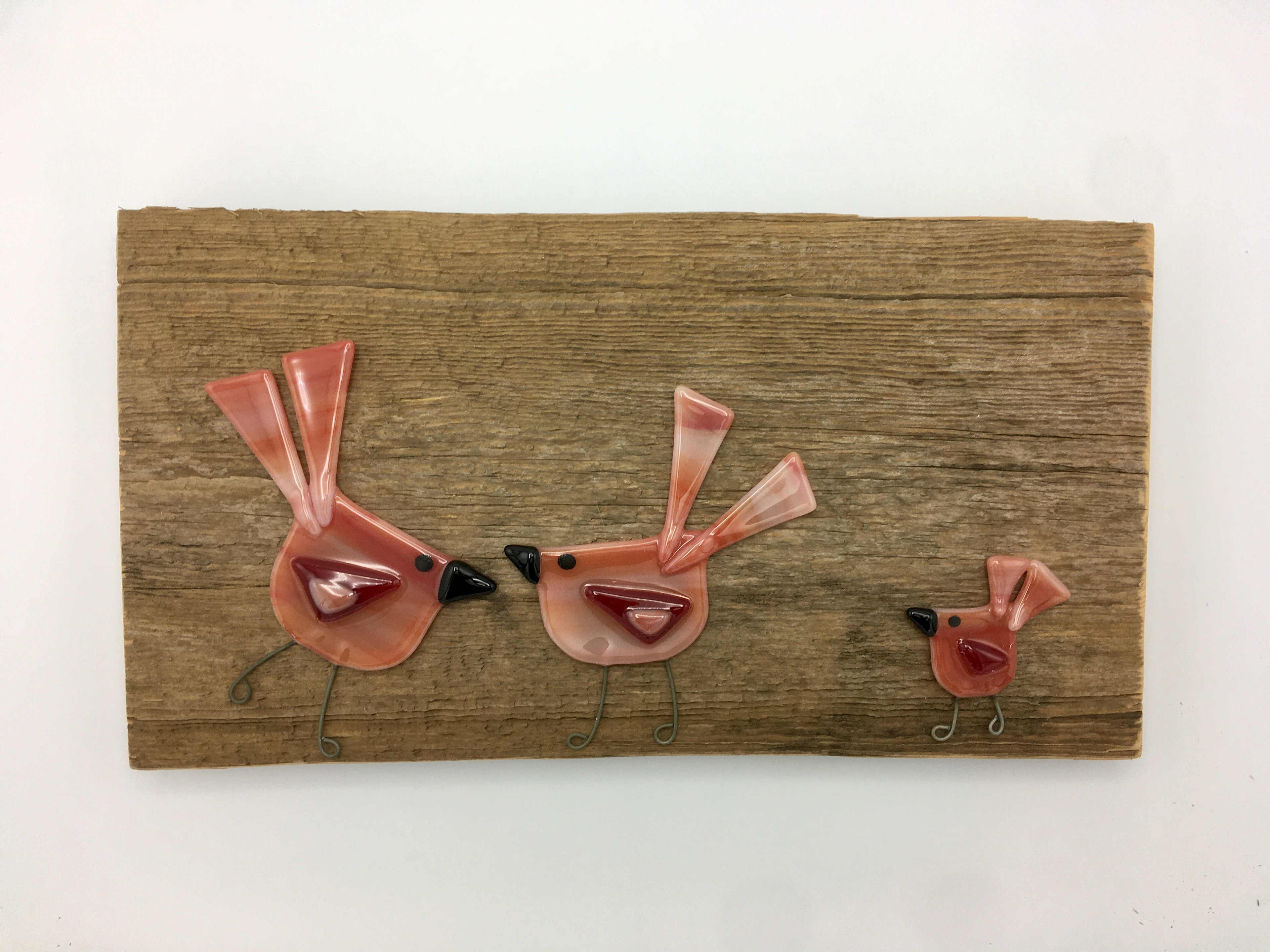 Red birds #3 (12" x 6")