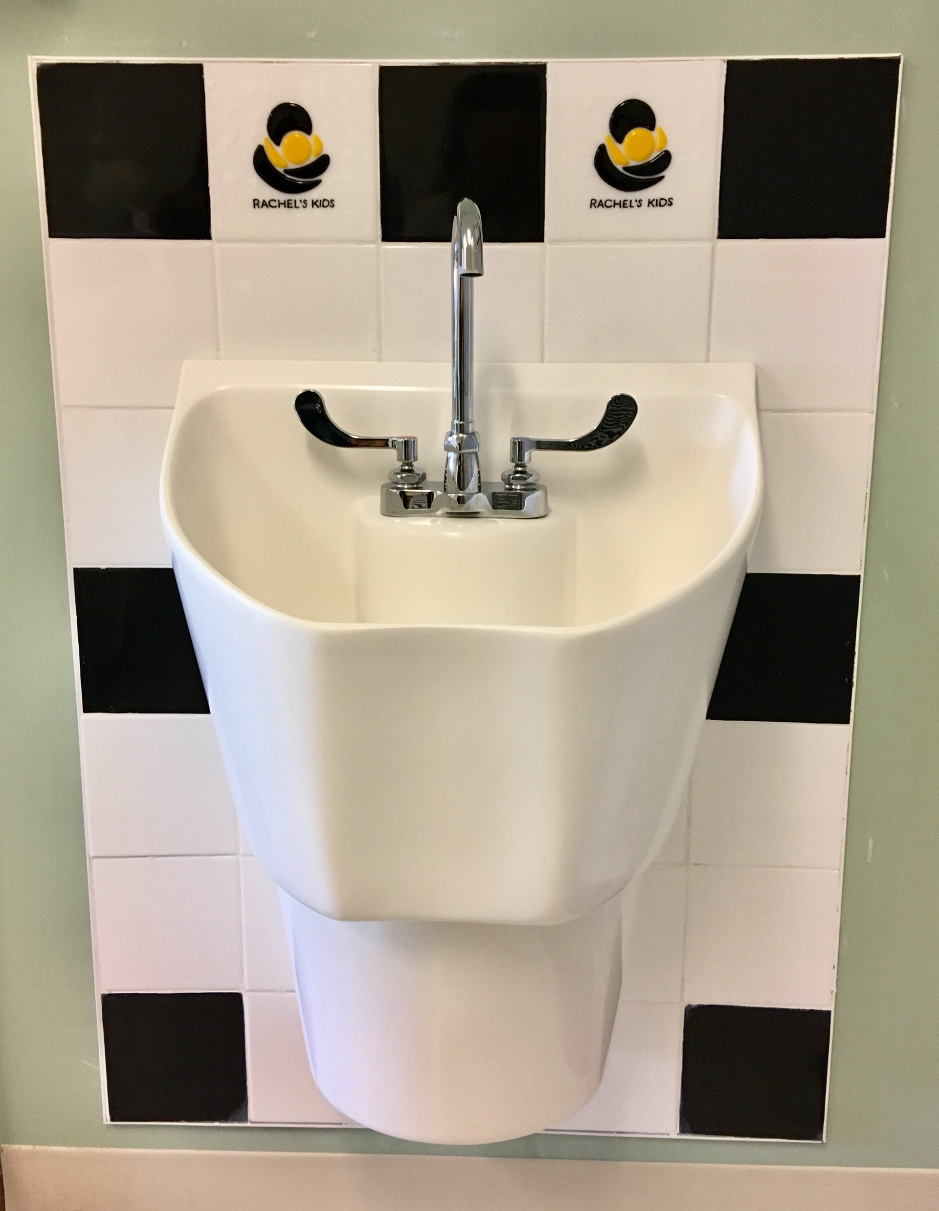 Sink in childen's ward at Cornwall Community Hospital