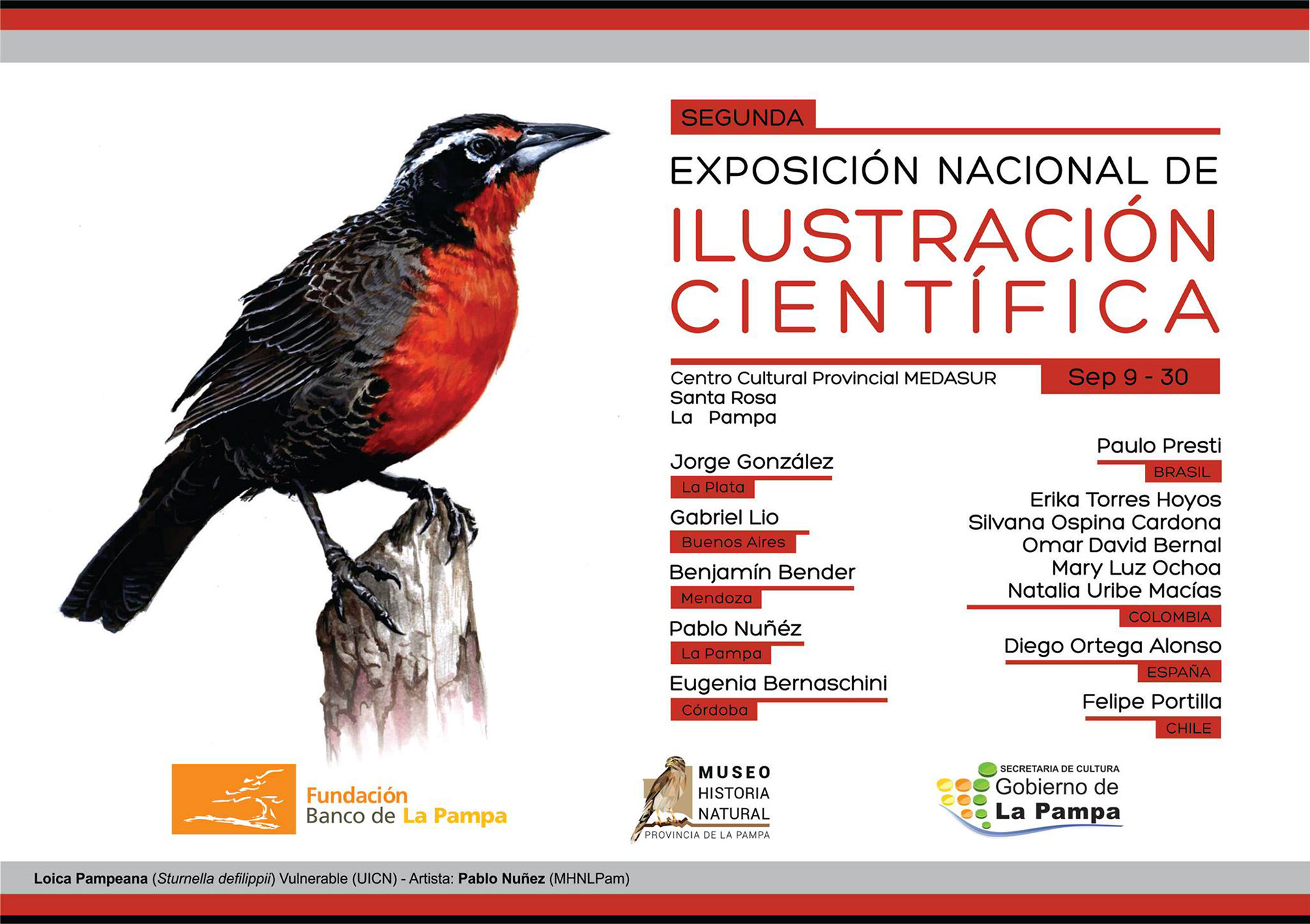 Expo Nac. de Ilustración Científica 2017, Santa Rosa
