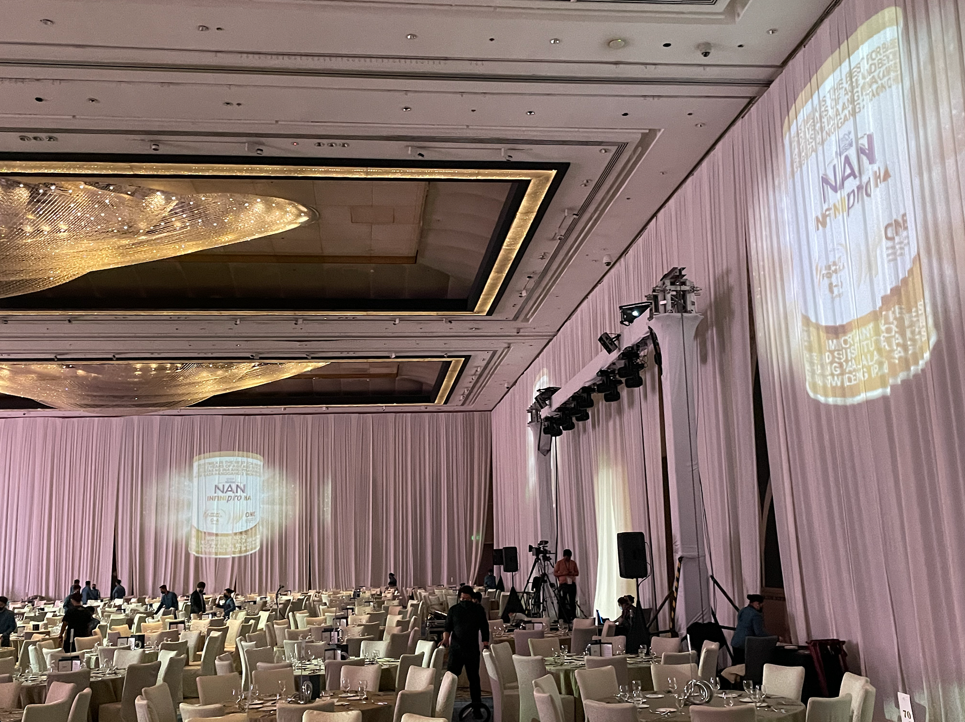 Nestlé Event Projection Design